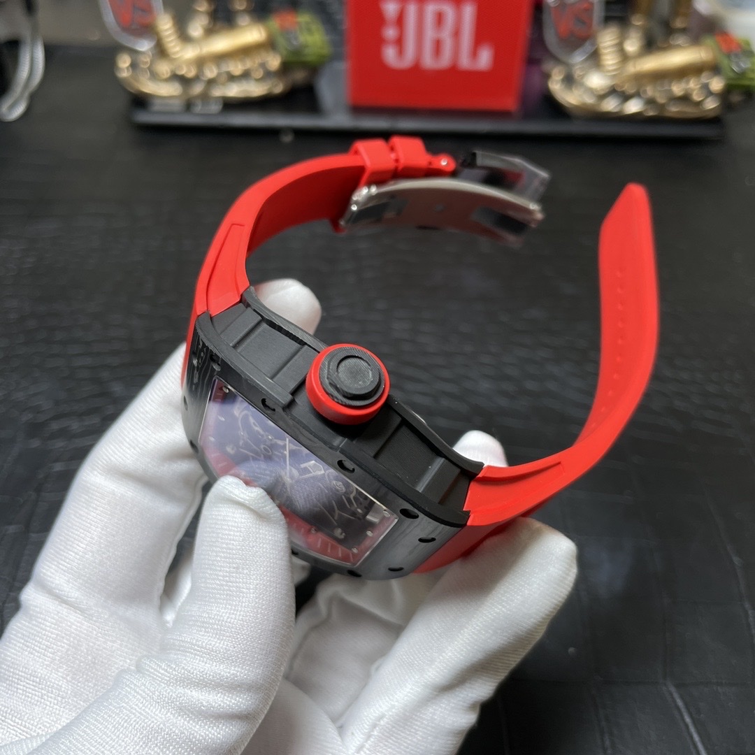 Richard Mille RM055 Carbon NTPT Replica 1:1 Watch Red BBR 45mm