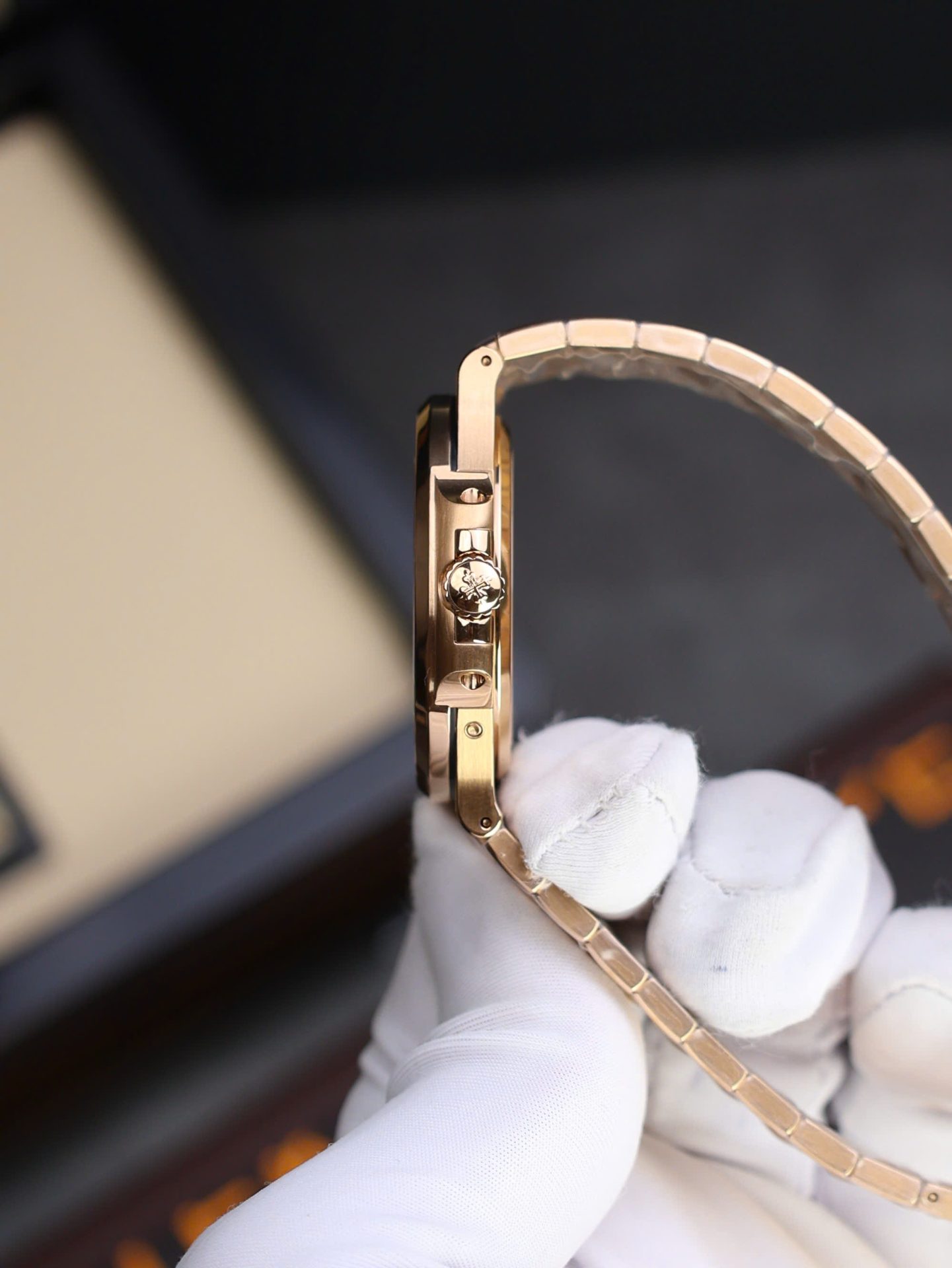 Patek Philippe Nautilus 5712R Replica Watch Dial Brown PPF Factory 40mm