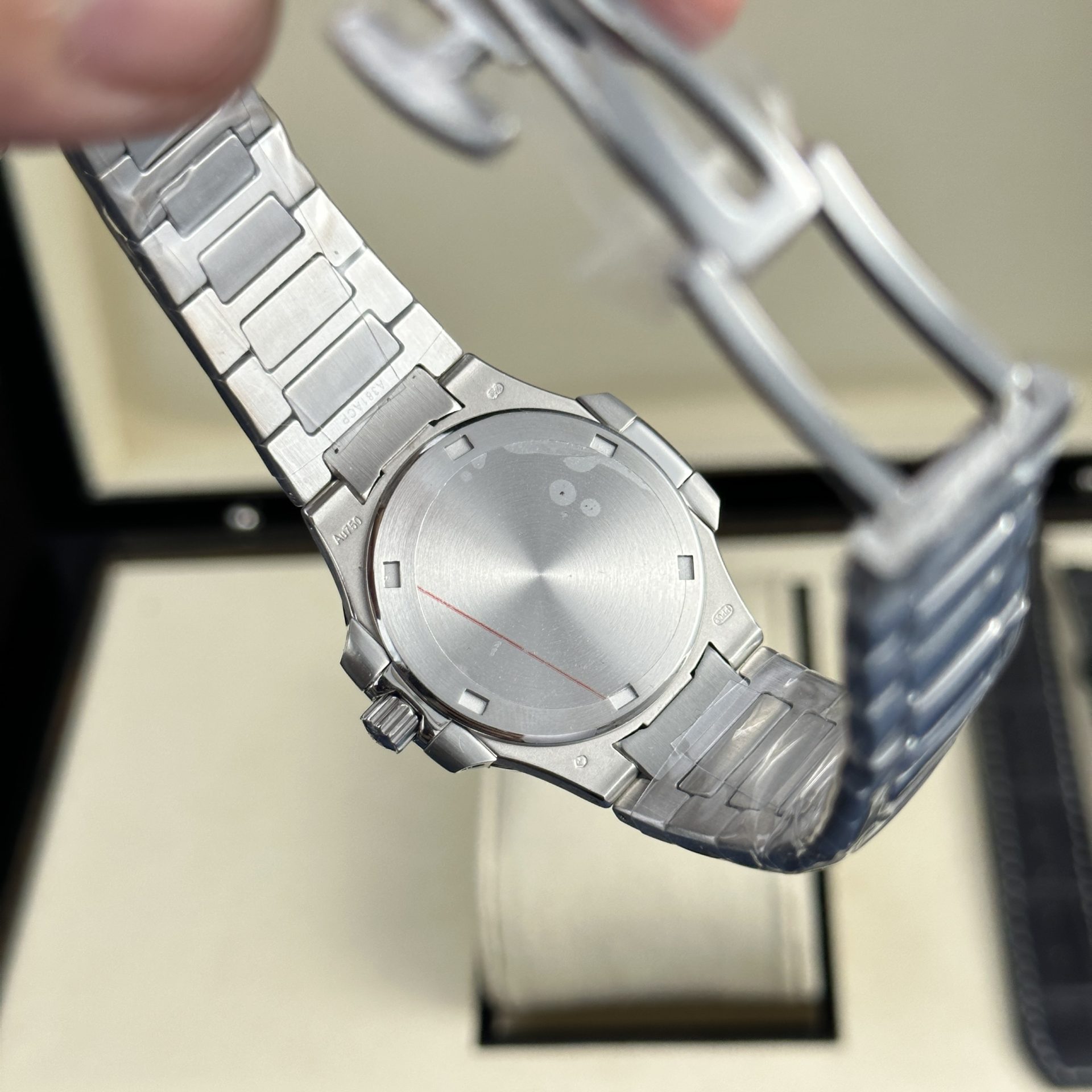 Patek Philippe Fake Watch Nautilus 7010 Gray Dial Womens 32mm