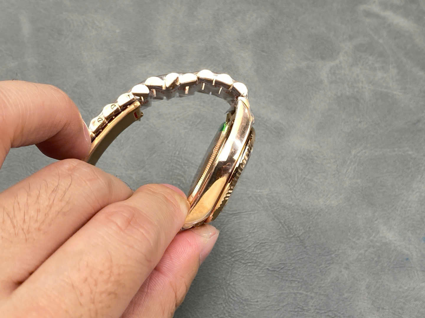 Rolex Day-Date 128235 Puzzle Emoji Jigsaw Motif Dial Best Replica Watches 36mm