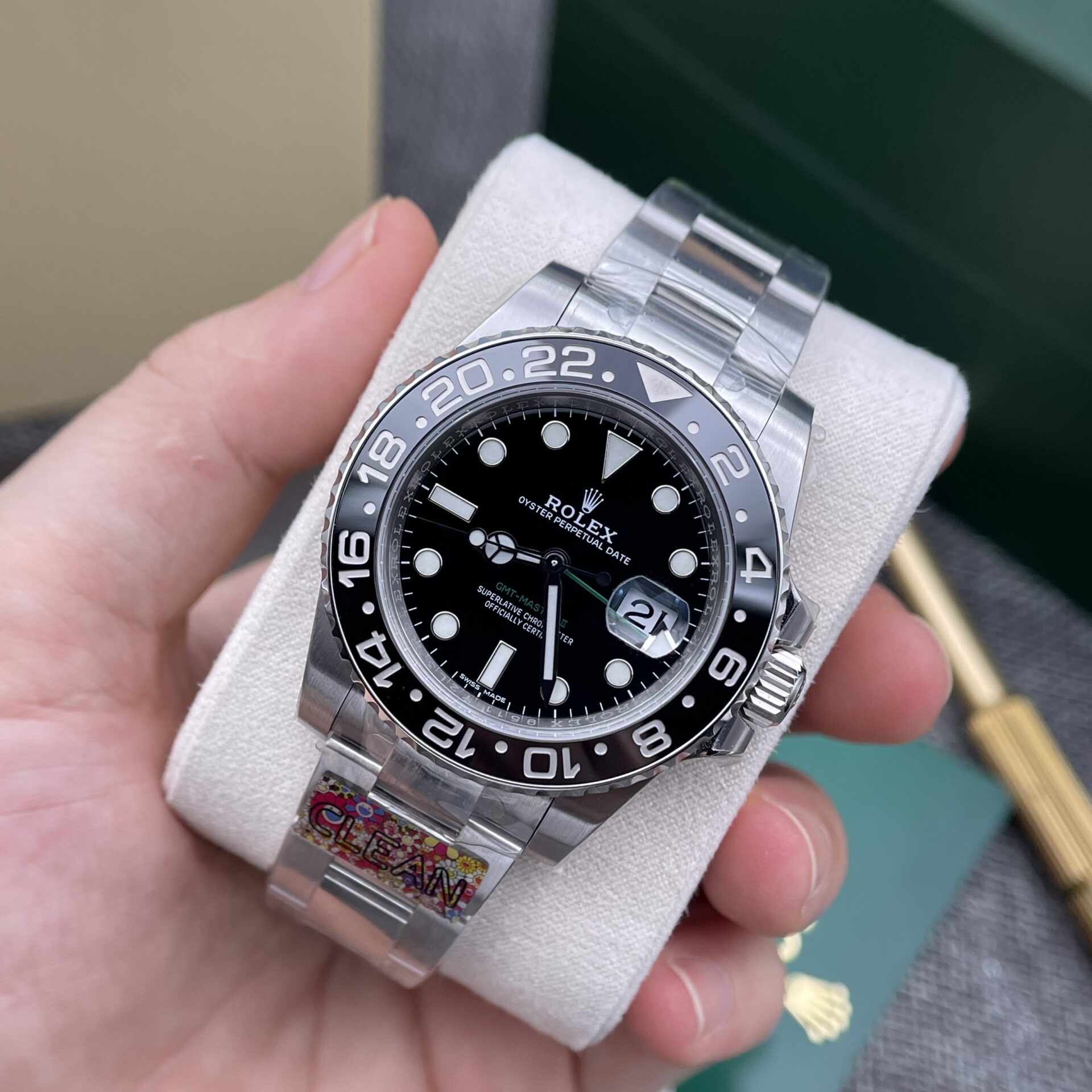 Rolex GMT Master II Replica Watch Black Dial Clean Factory 40mm