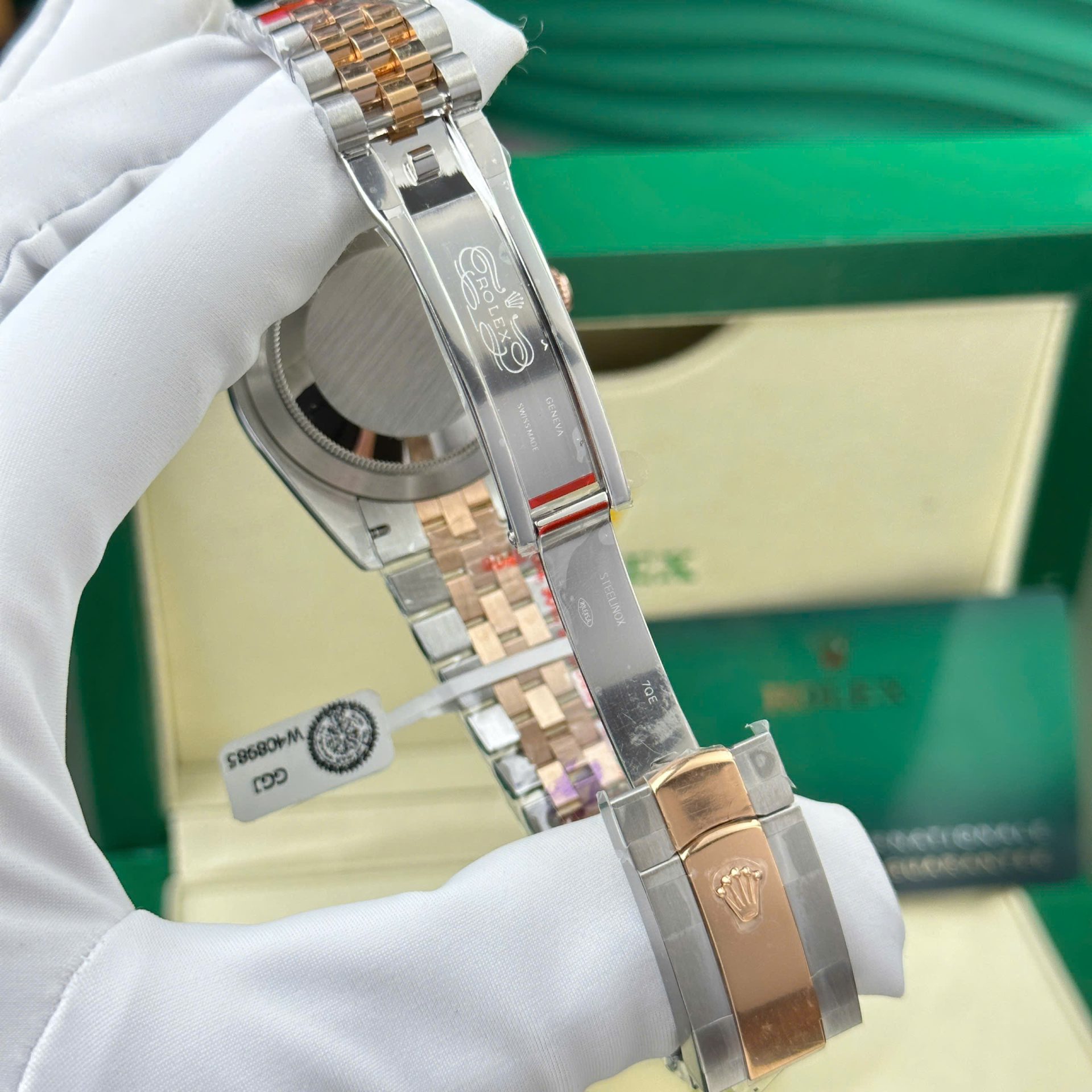 Rolex DateJust 126331 Gold Wrapped Gray Fluted Dial Replica Watches GM Factory V5 41mm