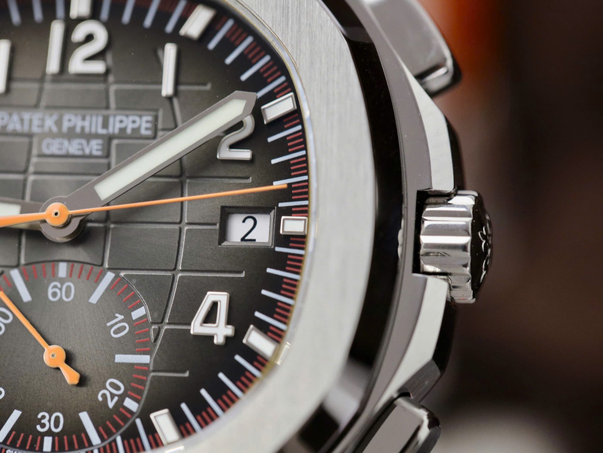 Patek Philippe Aquanaut 5968A Replica 11 Watch Orange Rubber Strap 42.2mm