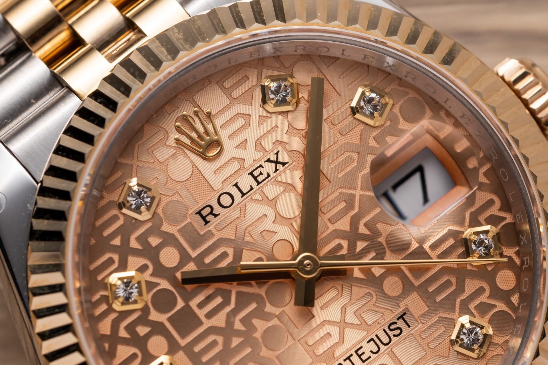 Rolex DateJust Replica Watch Gold Wrapped Fluted Dial GM Factory 36mm