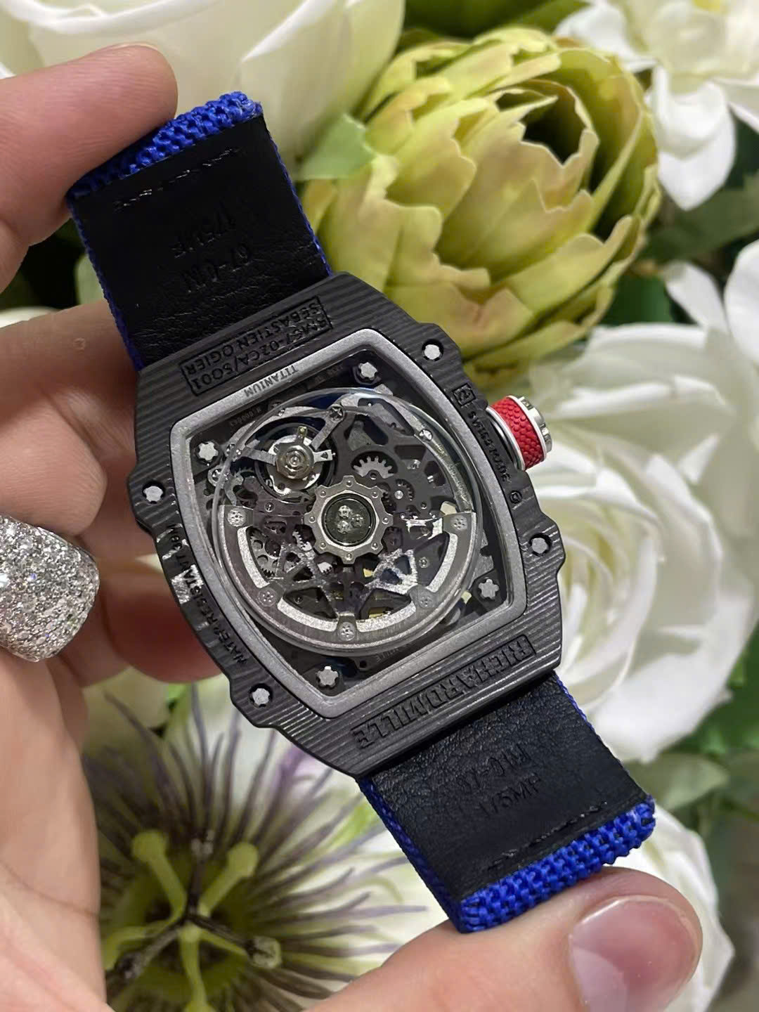 Richard Mille RM67-02 Carbon Replica Watch Weight 37 Grams 38.7×47.52mm