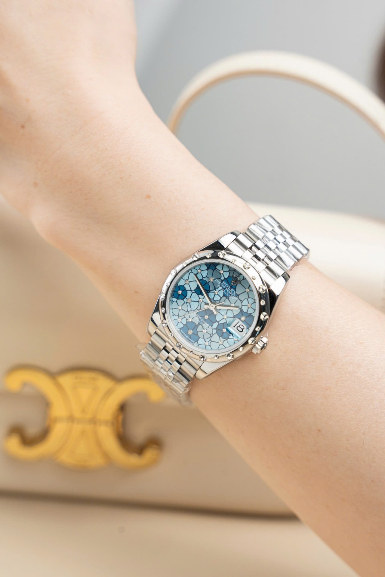 Rolex Replica Watches DateJust Lady 278344 Flower Dial 31mm