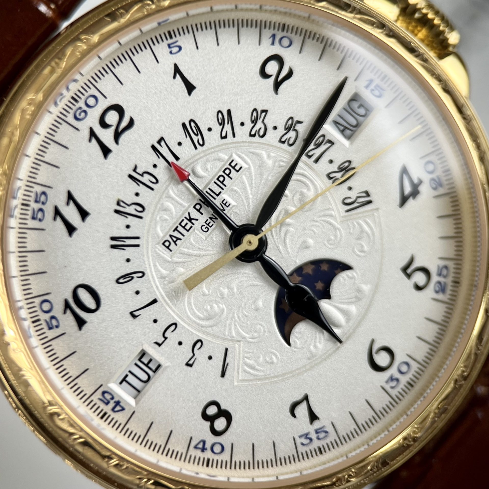 Patek Philippe Replica Watch Grand Complications 5160R Leather Strap 38mm
