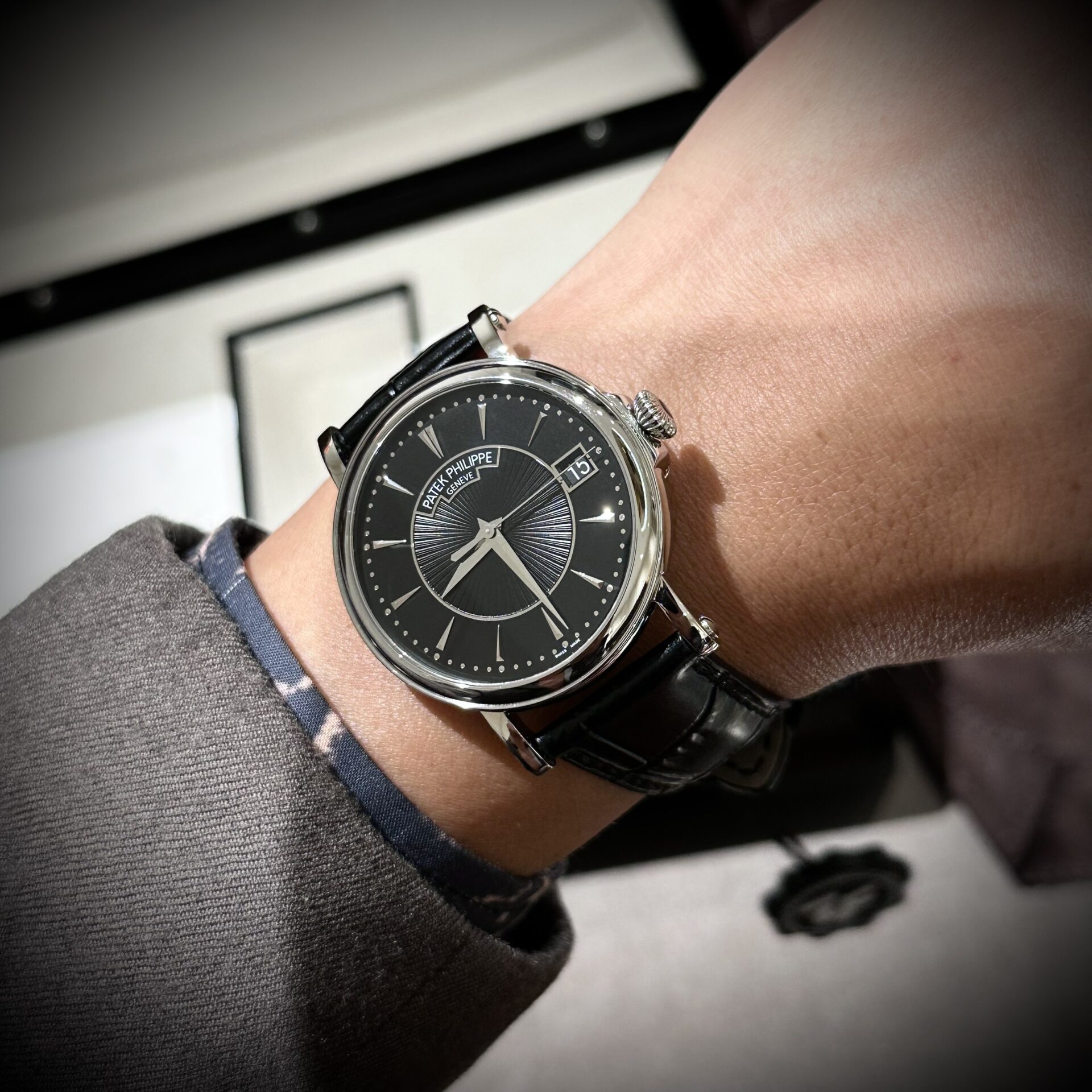 Patek Philippe Calatrava 5153 Replica Watch Black ZF Factory 38mm