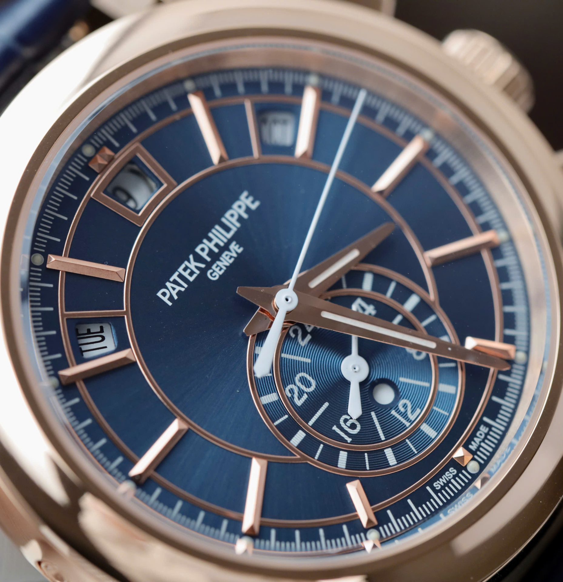 Patek Philippe Complications 5905R Chronograph Best Replicas Blue Dial 41mm