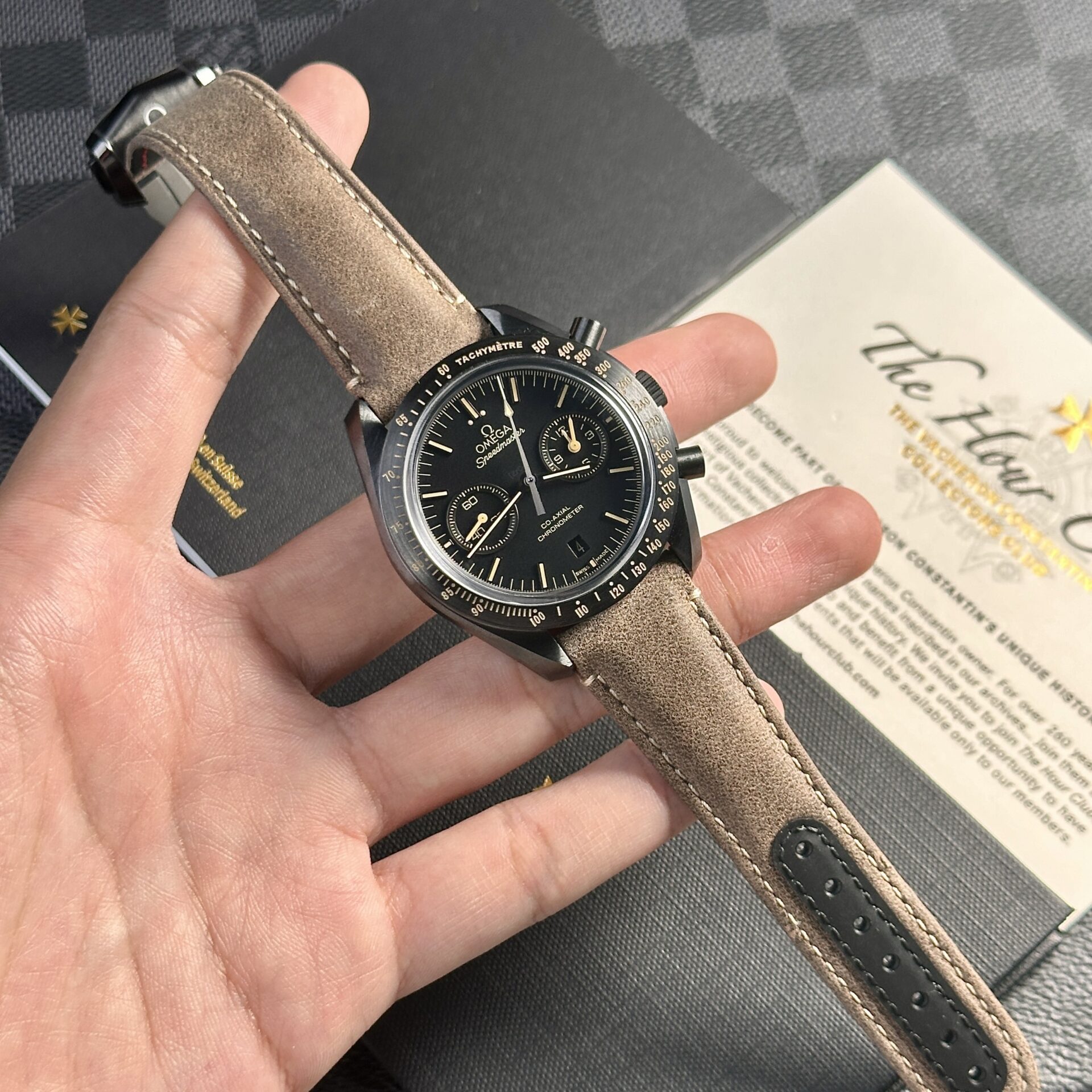 Omega SpeedMaster Replica Watch Highest Quality Black OM 44mm