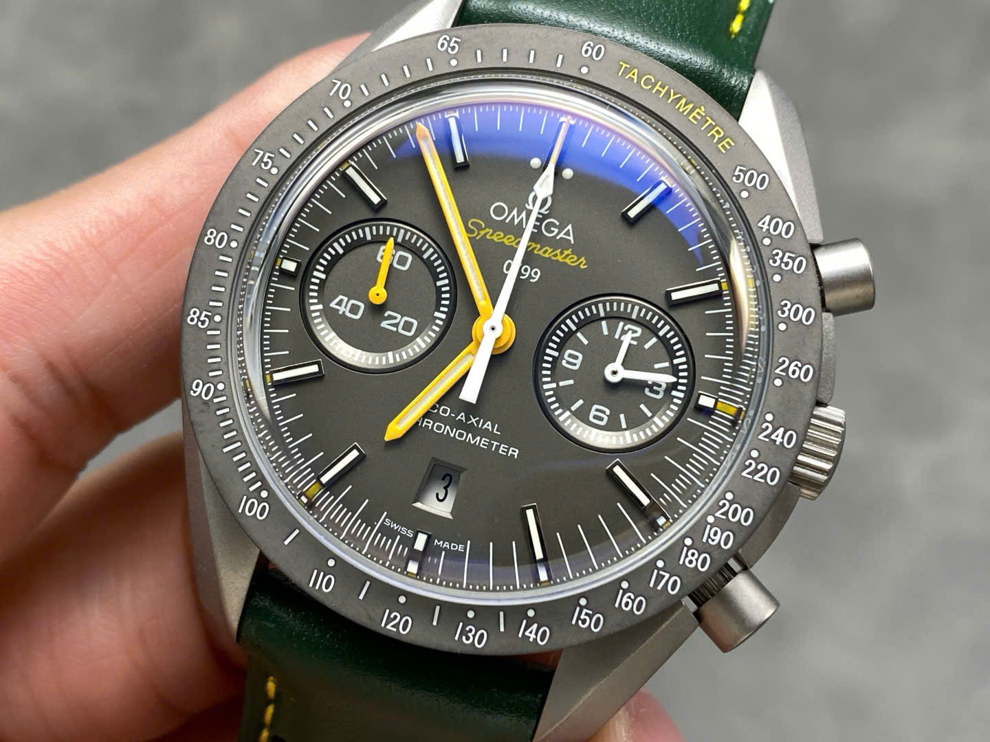 Omega Speedmaster Grey Side of the Moon Porsche Club of America Edition Replica Wath 44mm