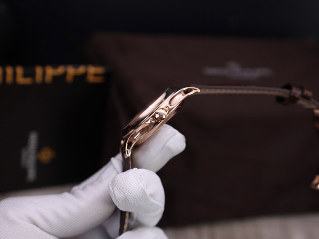 Patek Philippe Replica Watch Complications 5205R Green Dial Gold Wrapped 40mm