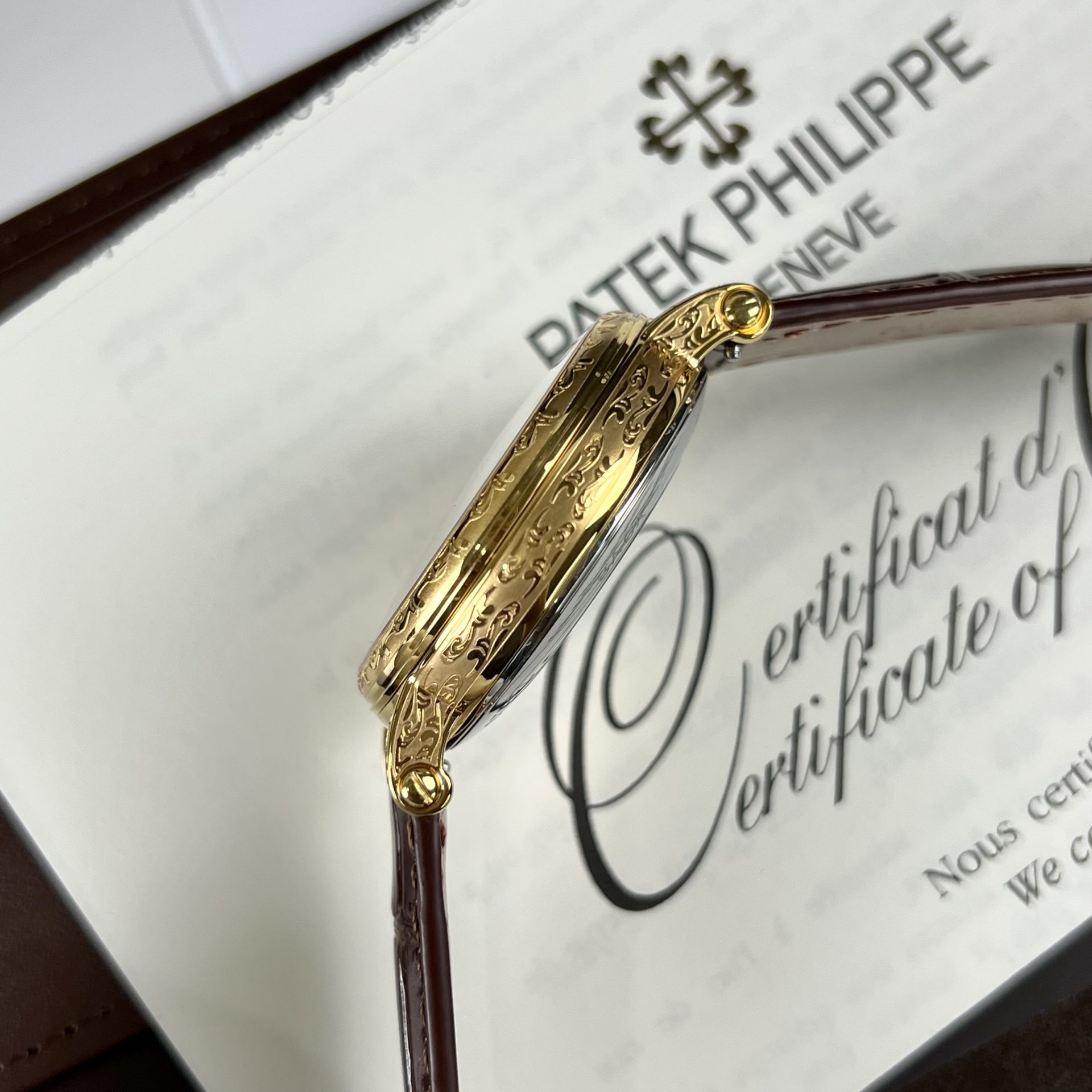 Patek Philippe Replica Watch Grand Complications 5160R Leather Strap 38mm