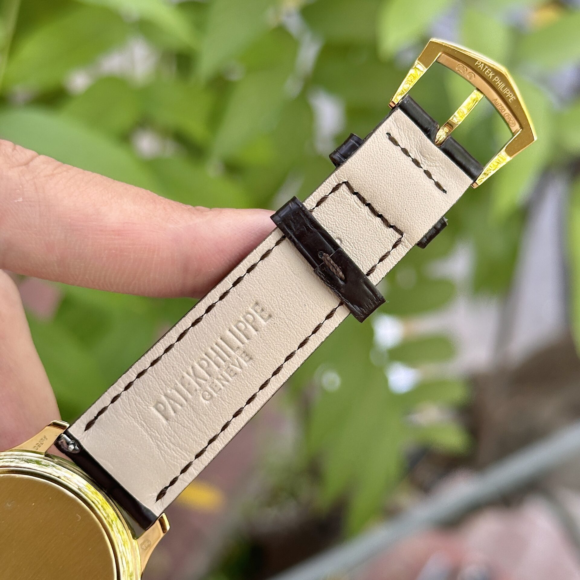 Patek Philippe Calatrava 5227J Replica Watch Leather Strap 3K Factory 39mm