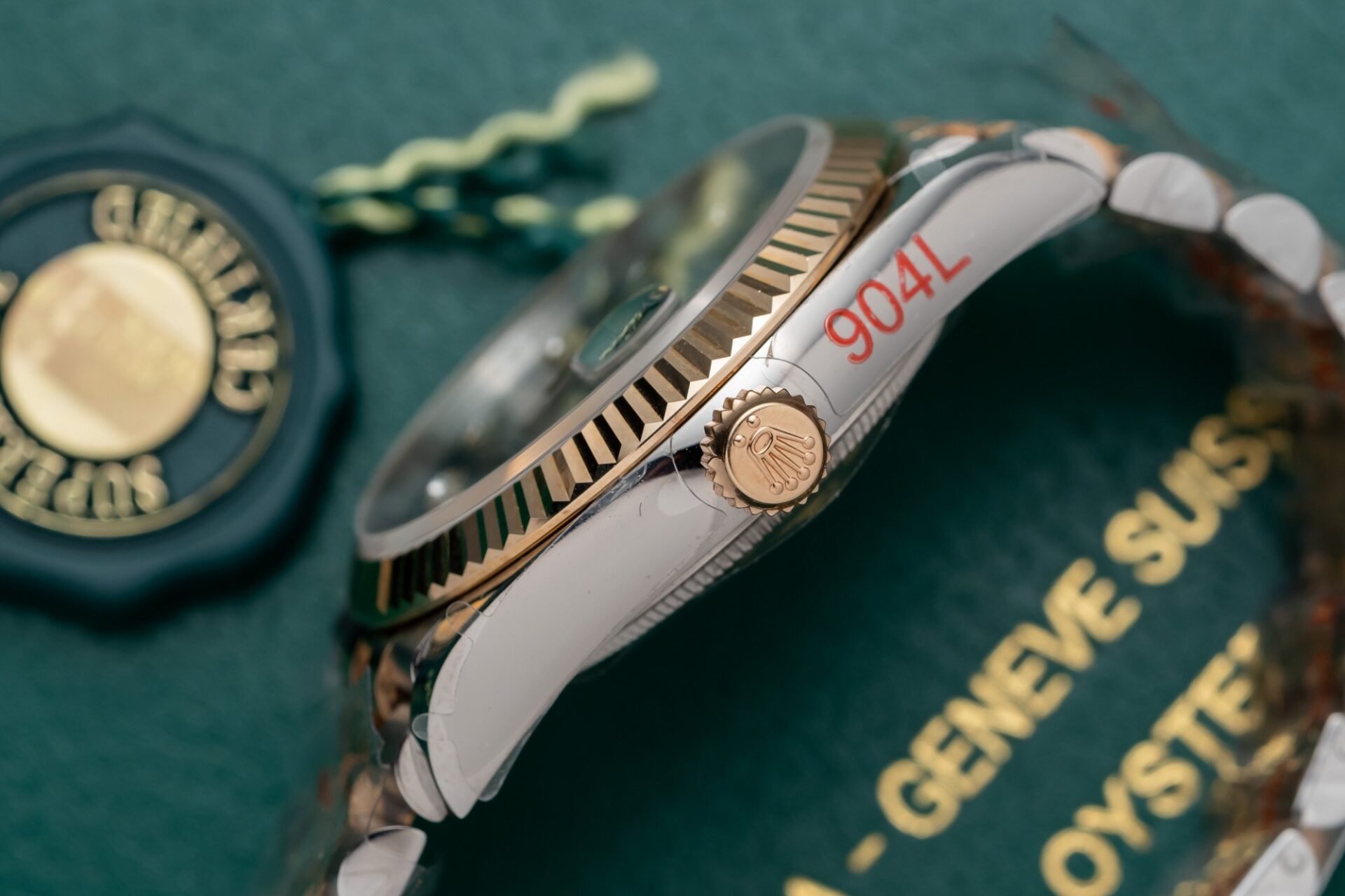 Rolex DateJust Black Dial Gold Wrapped Replica Watch GM Factory 36mm