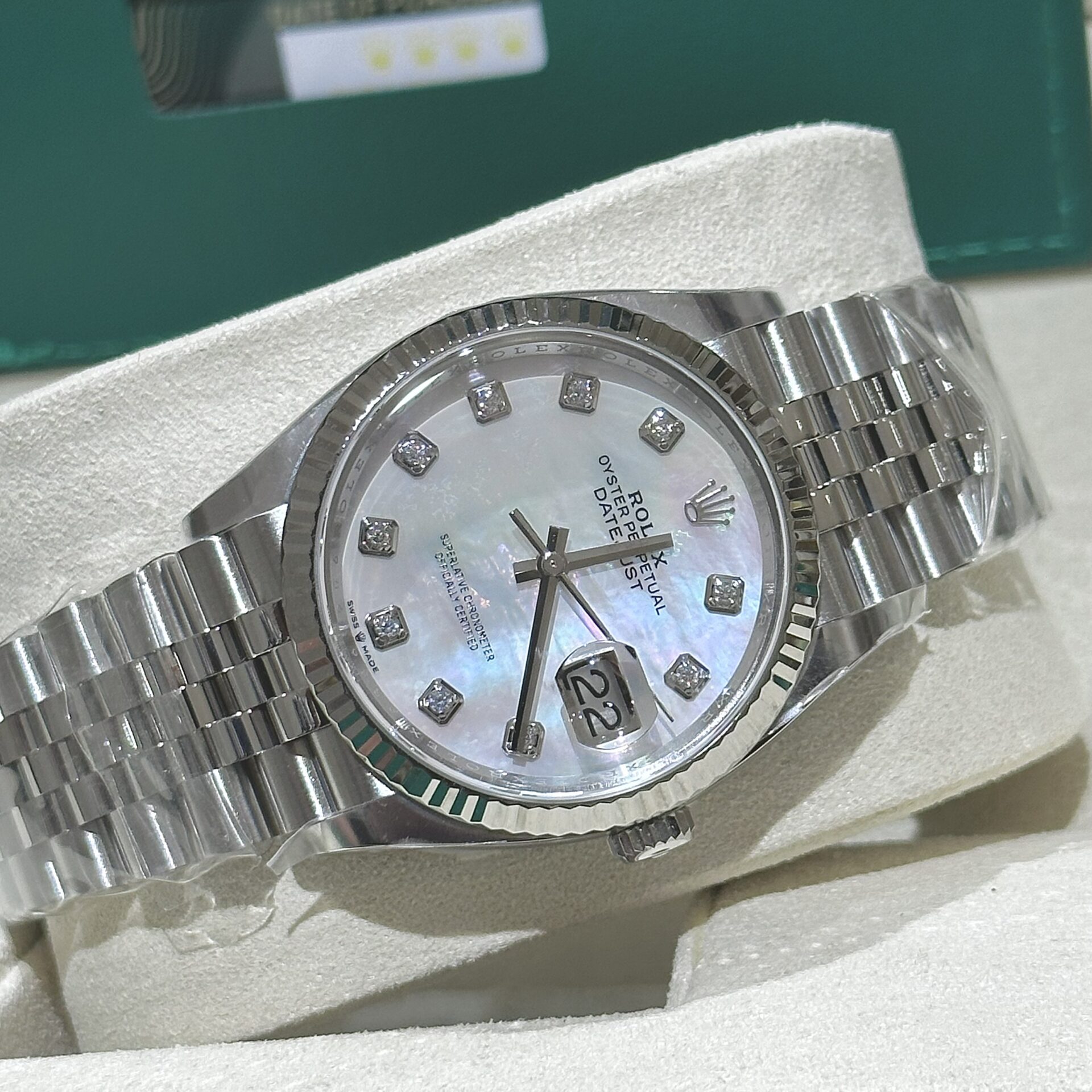 Rolex Replica 1:1 Watch DateJust 126334 Mother Of Pearl Clean Factory 41mm