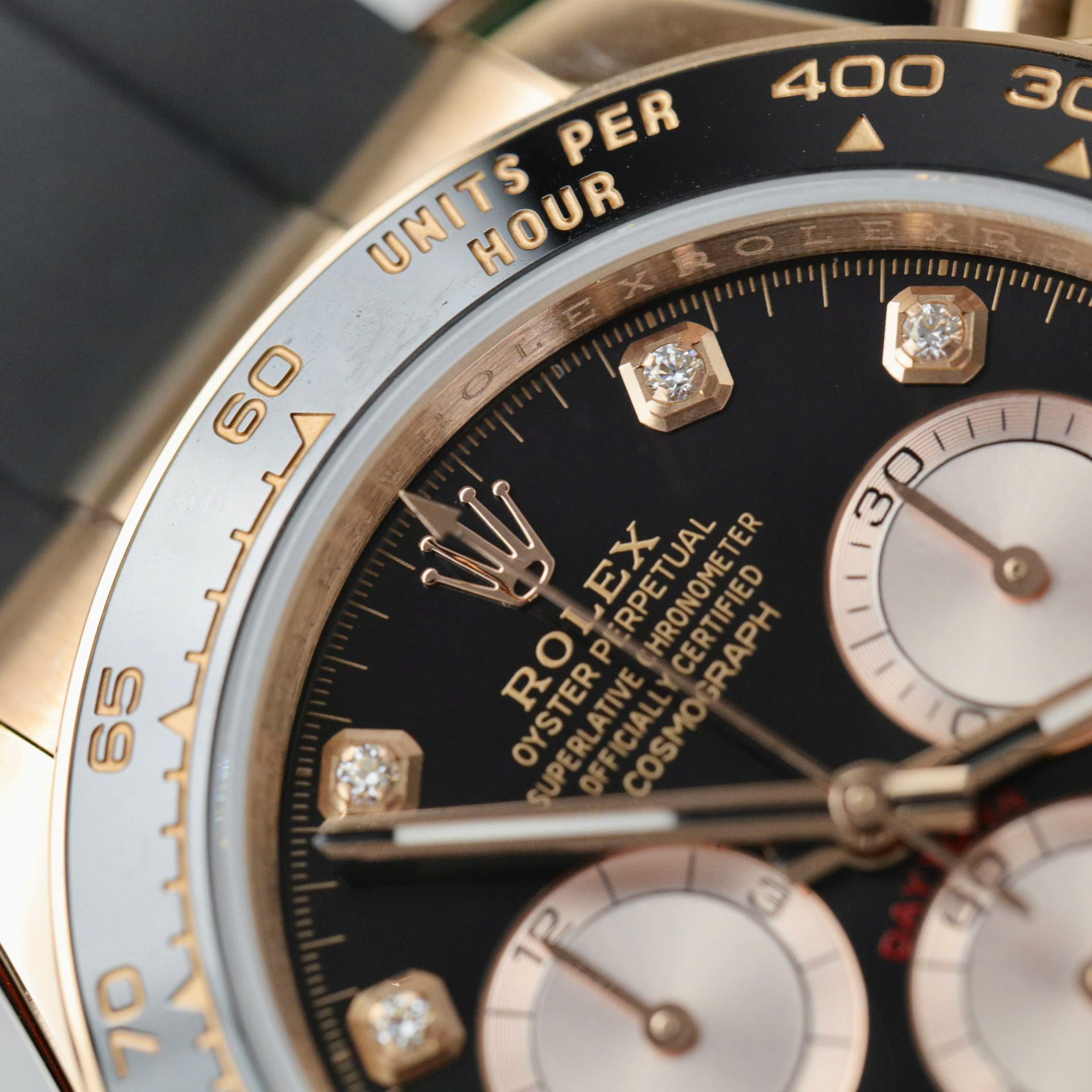 Rolex Daytona 126515 Dial Black Replica Watch Weight 163Gram Custom Gold Wrapped 40mm