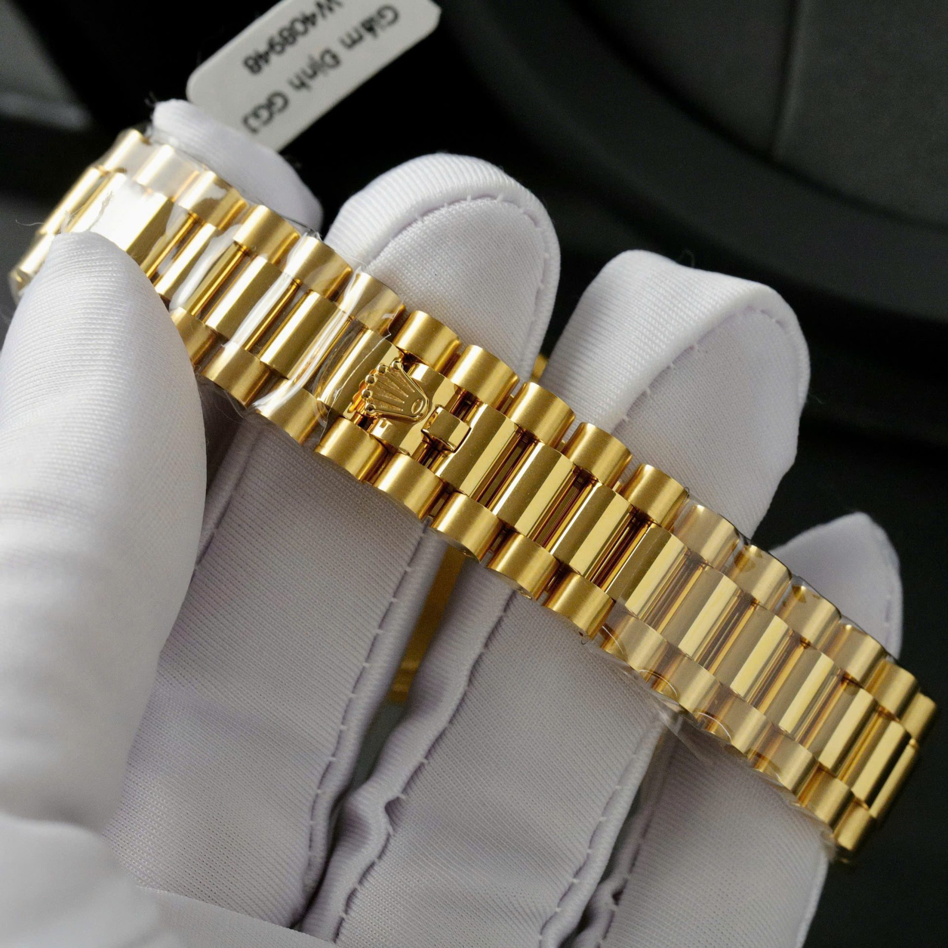 Rolex DateJust Butterfly Dial Custom Gold Wrapped 18K + Diamonds Moissanite 31mm