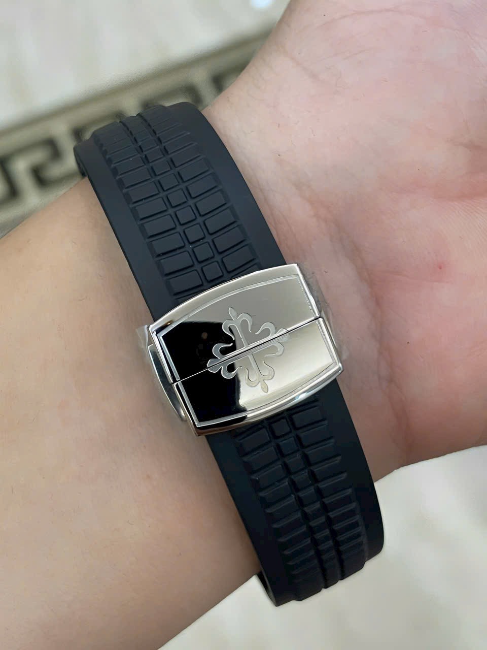 Patek Philippe Replica Watch Aquanaut 5167G Rubber Strap GR Factory 40mm