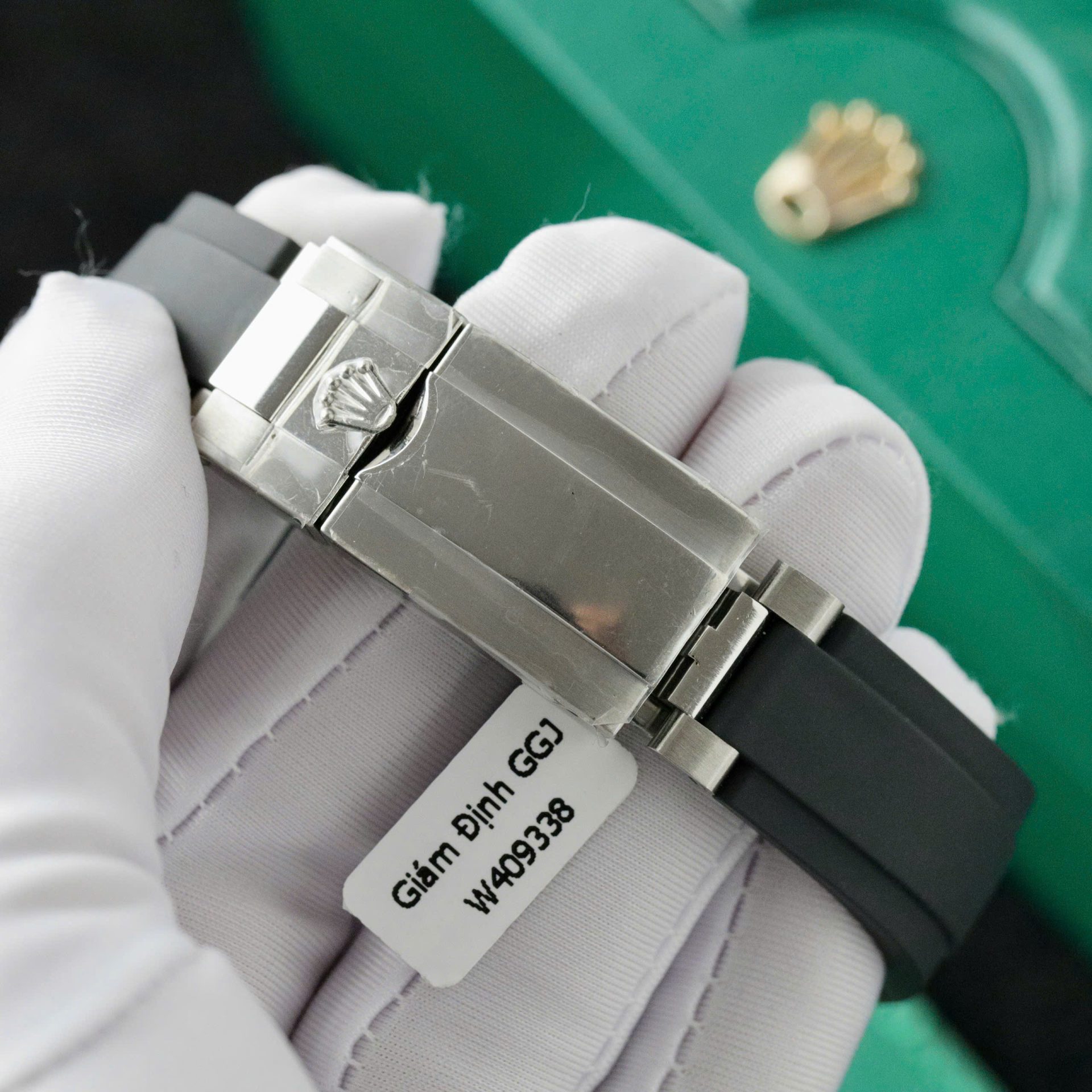 Rolex Daytona Replica Watch Dial Meteorite Custom Diamonds Moissanite Baguette 40mm