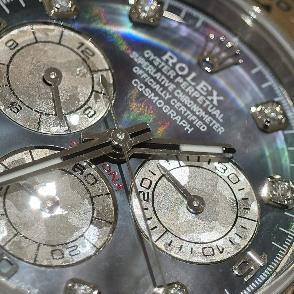 Rolex Daytona Mother Of Pearl And Moissanite Diamonds Dial Replica Watch BT Factory 40mm