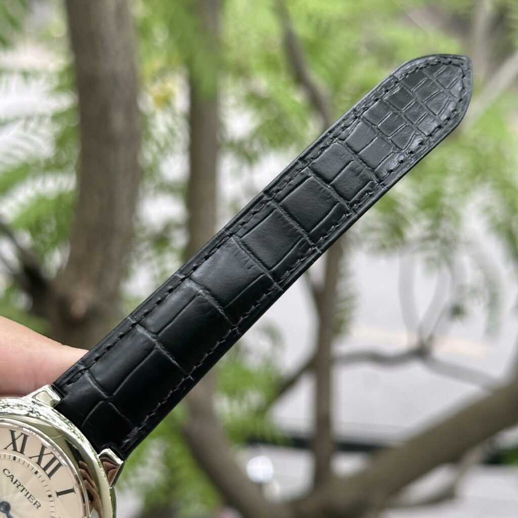 Cartier Replica Watch Ballon Bleu Leather Strap AF Factory 42mm