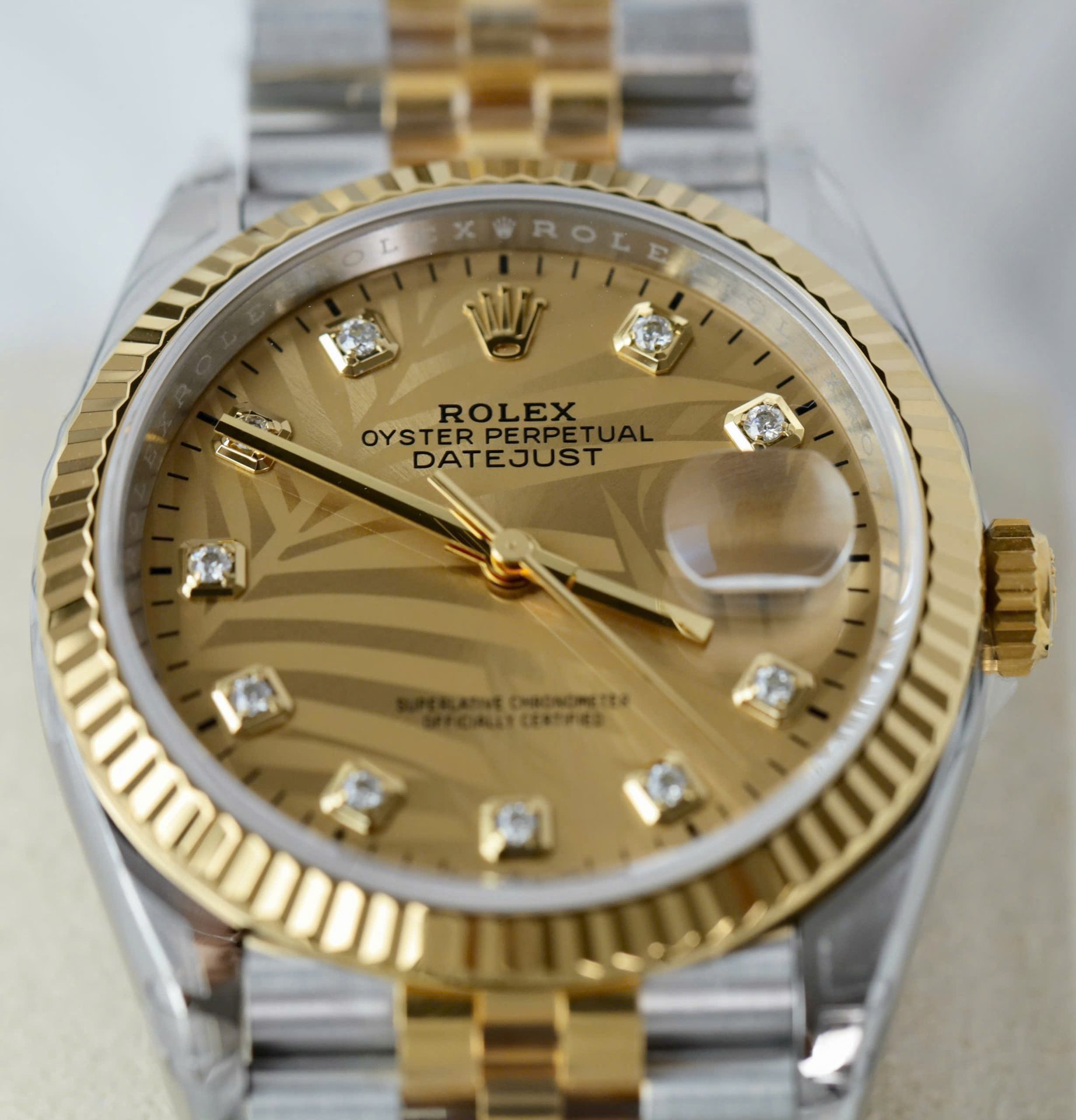 Rolex Replica Watches DateJust 126233 Palm Dial VS Factory 36mm