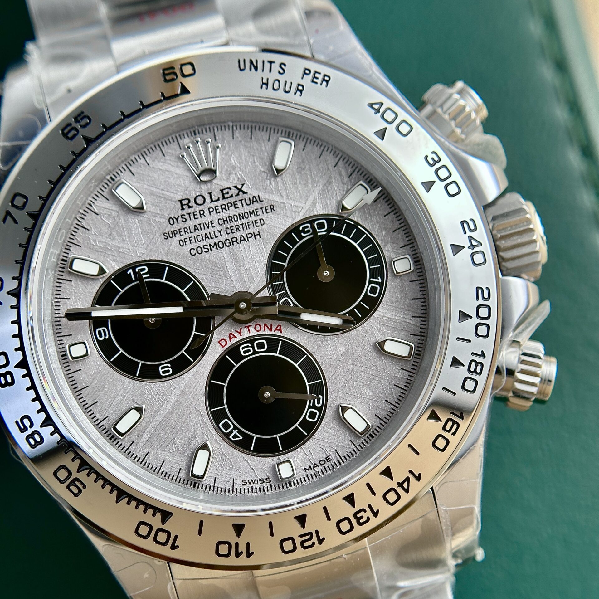 Rolex Cosmograph Daytona 116509 Replica Watch Refined Meteorite Dial 40mm