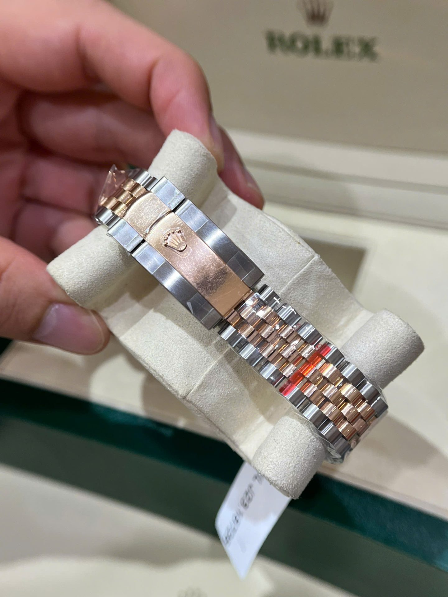 Rolex DateJust Dial Chocolate Replica Watch Custom Gold Wrapped GM Factory 41mm