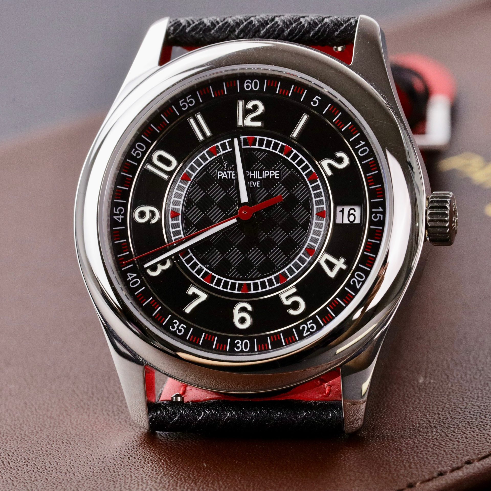 Patek Philippe Replica Watch Calatrava 6007G Leather Strap 40mm