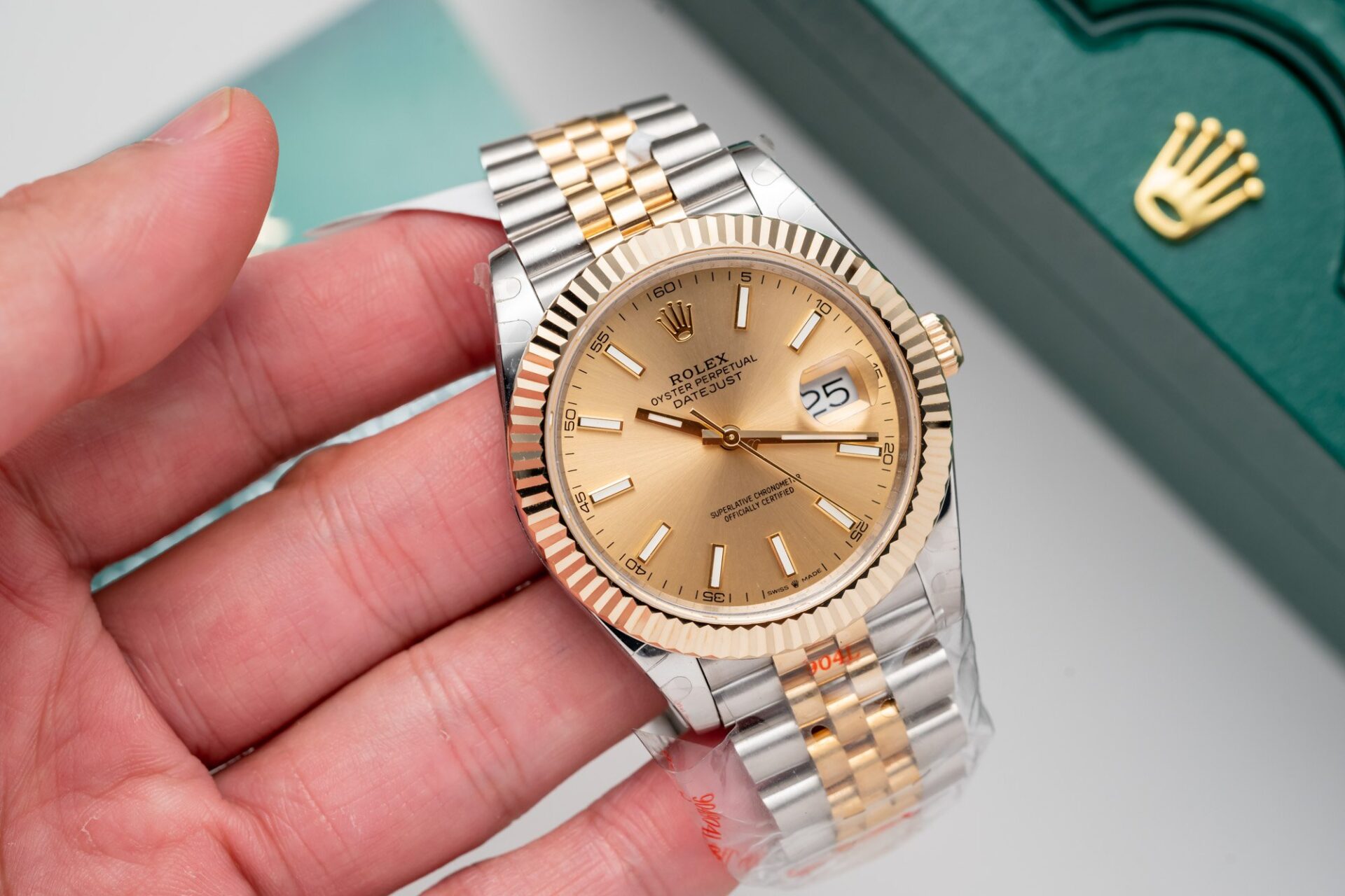 Rolex DateJust Replica Watch Jubilee Strap Gold Wrapped GM Factory 41mm