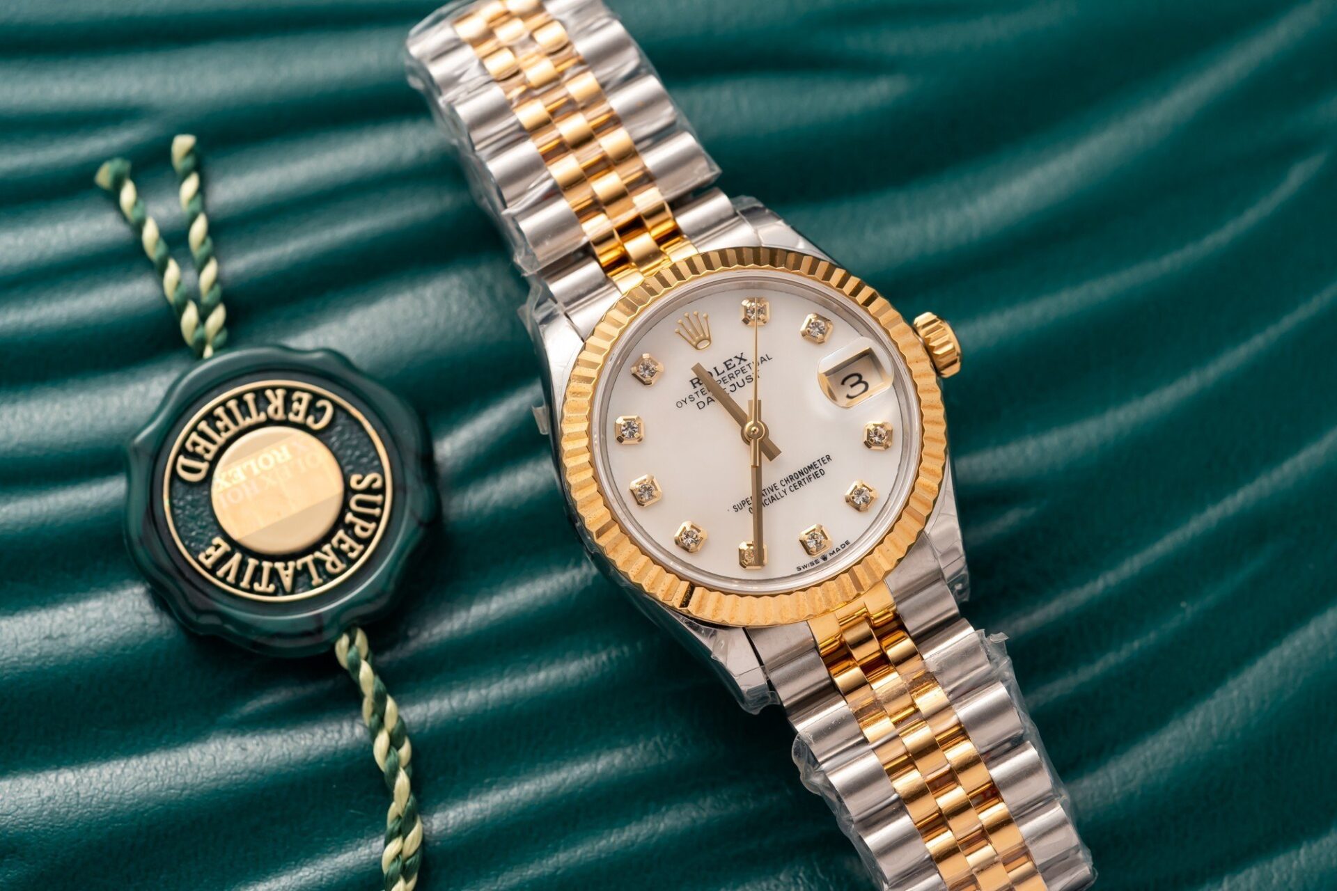 Rolex Clone Watch DateJust 278271 Demi Gold Jubilee Strap 31mm