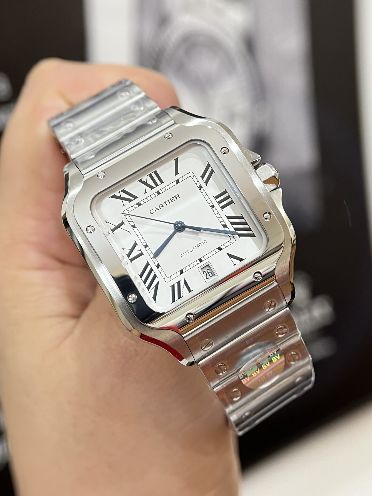 Cartier Santos WSSA0018 Replica 1:1 Watch White Dial 39.8mm