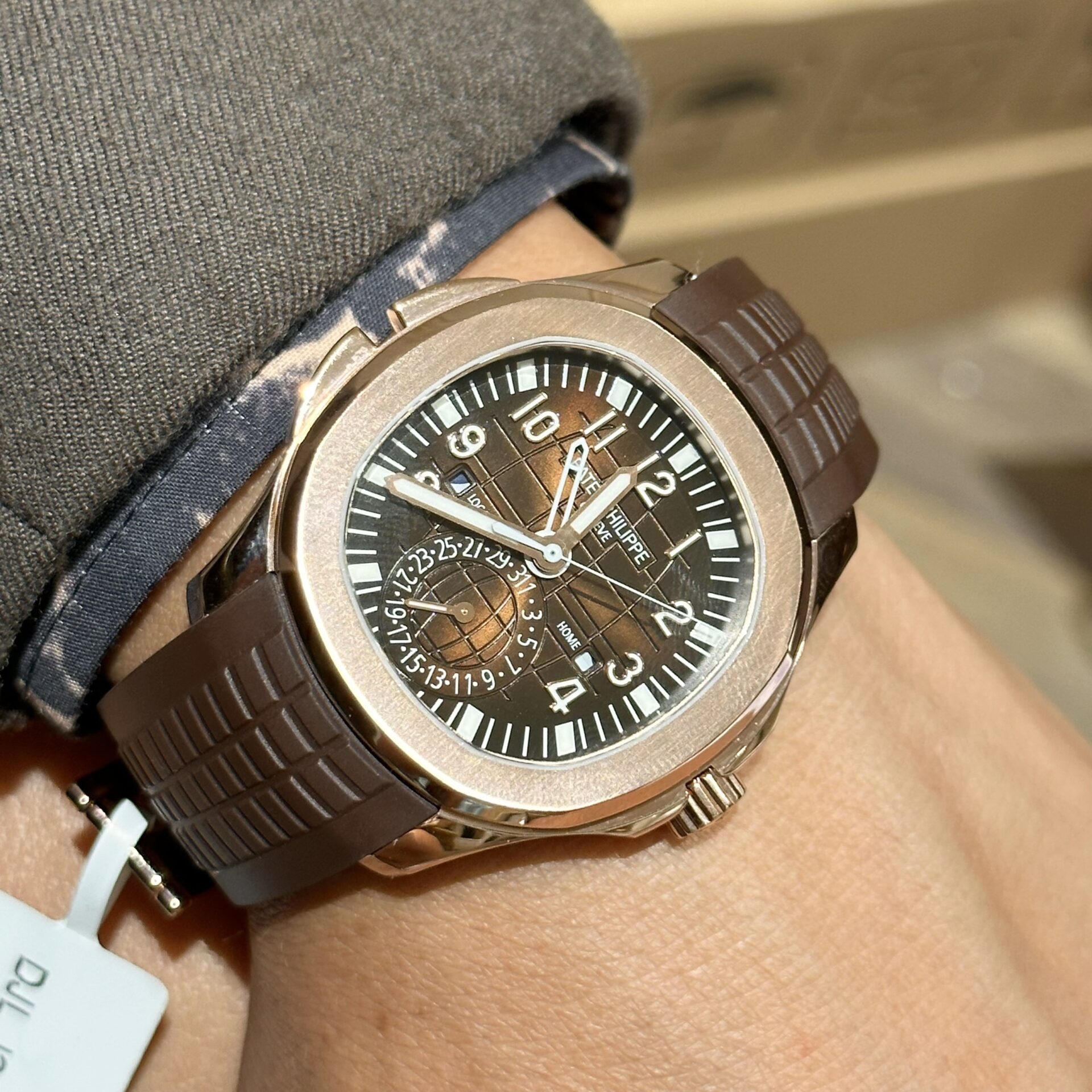 Patek Philippe Aquanaut 5164R Genuine Replica Watch Gold Wrapped ZF 40.8mm