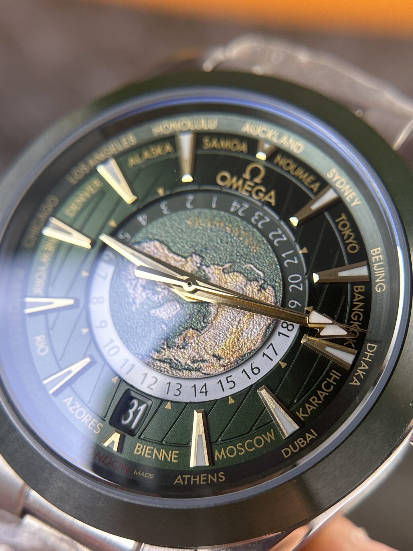 Omega Replica Watch Seamaster Aqua Terra Dial Green 43mm