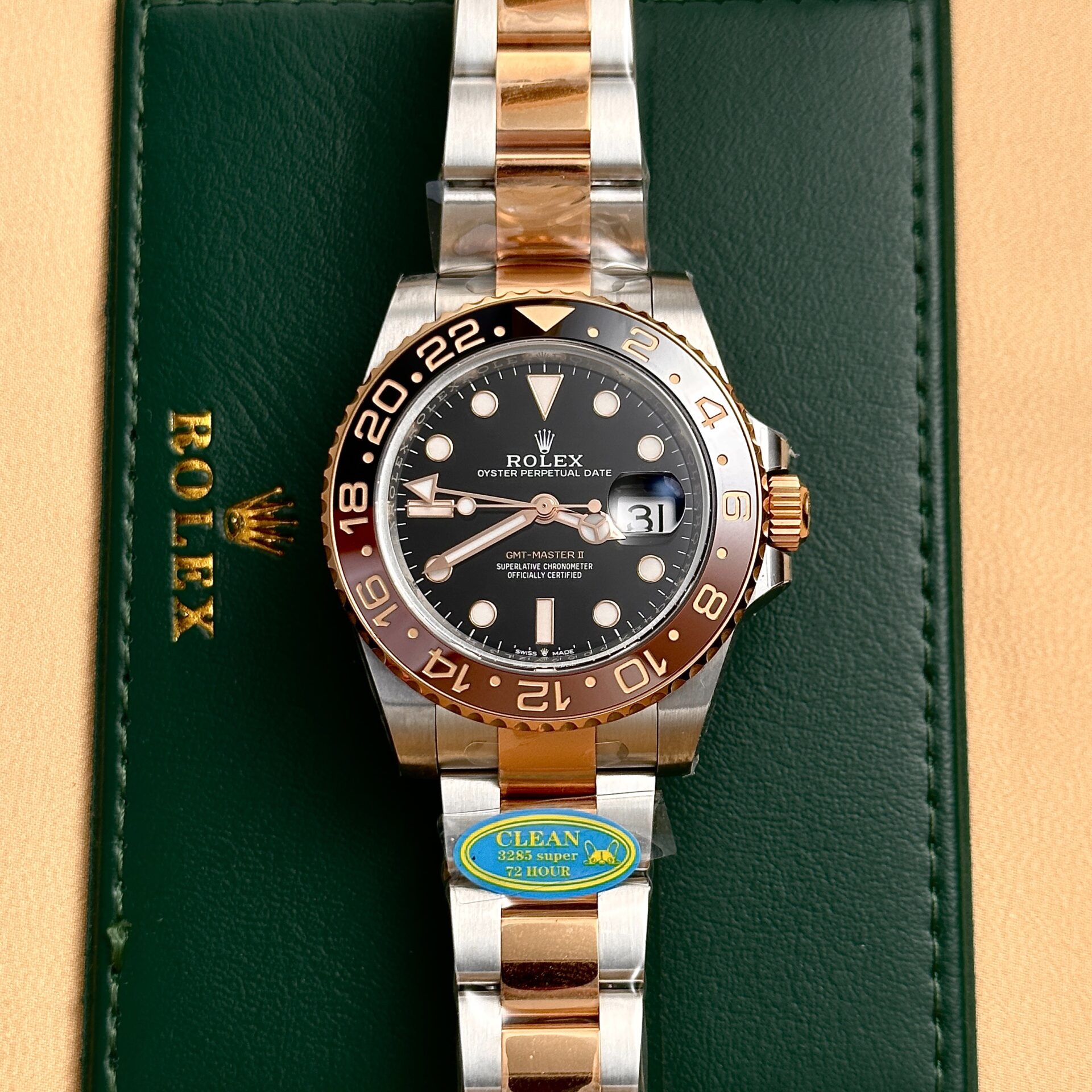 Rolex GMT-Master II 126711CHNR Root Beer Replica Watch Clean Factory 40mm