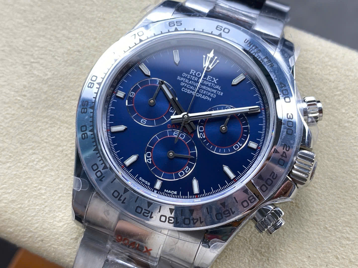 Rolex Cosmograph Daytona 126509 Copies Watches Blue Dial Weight 178 Grams QF Factory 40mm