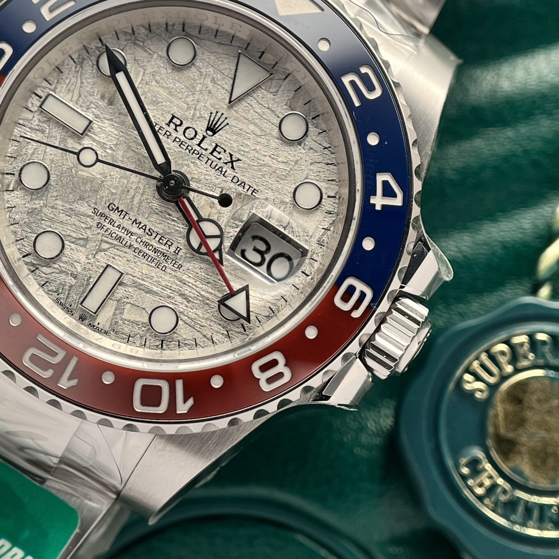 Rolex Replica Watch GMT-Master II 126719BLRO Meteorite Dial 40mm