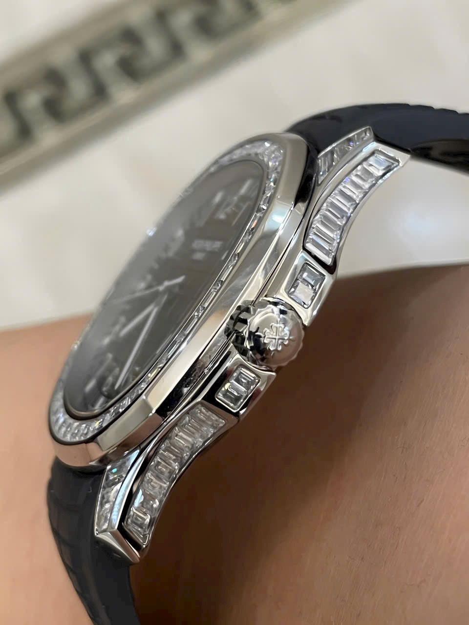 Patek Philippe Replica Watch Aquanaut 5167G Rubber Strap GR Factory 40mm