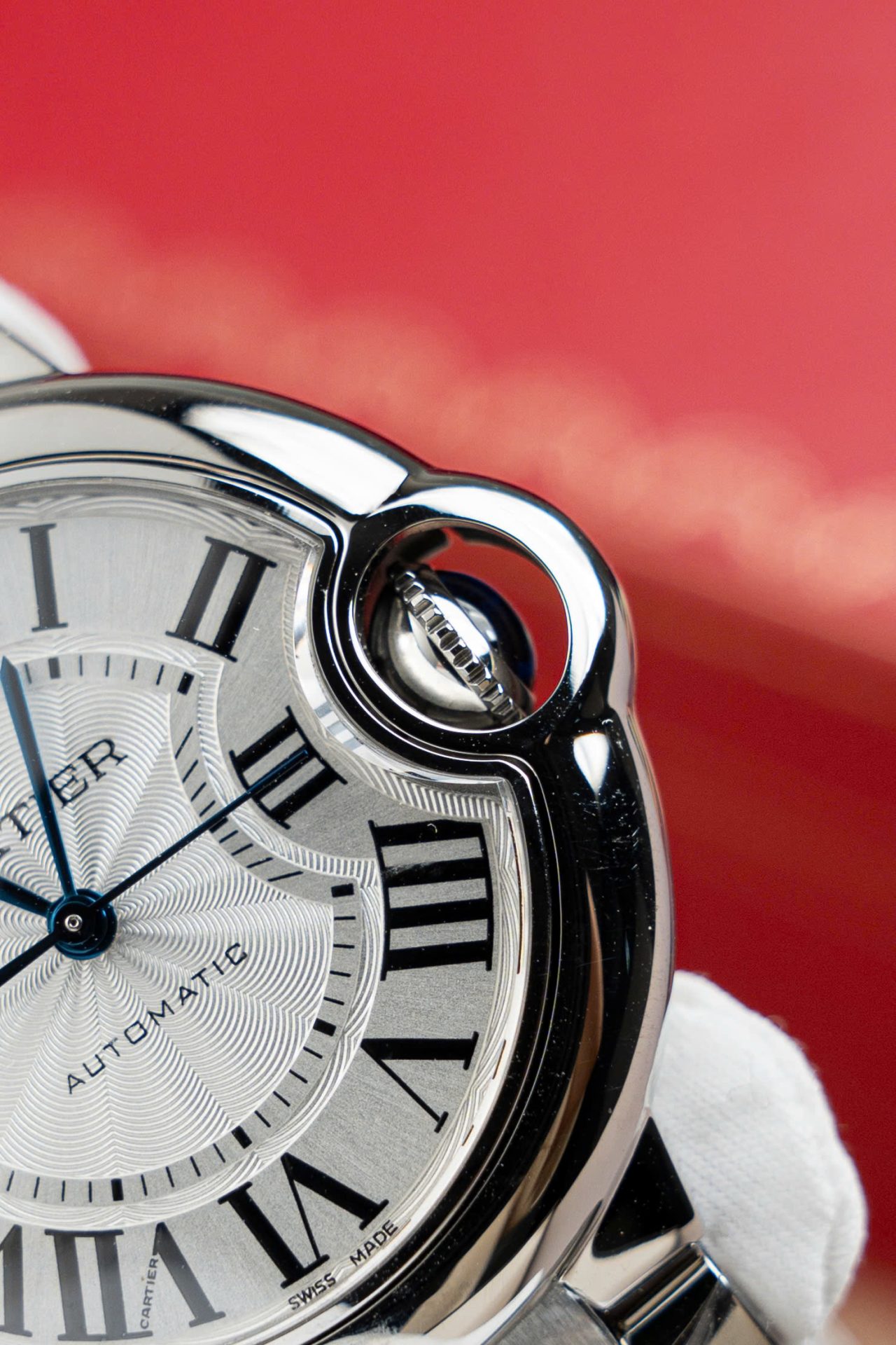 Cartier Ballon Bleu W6920046 Replica Watch White Dial Metal Wire AF Factory 36mm