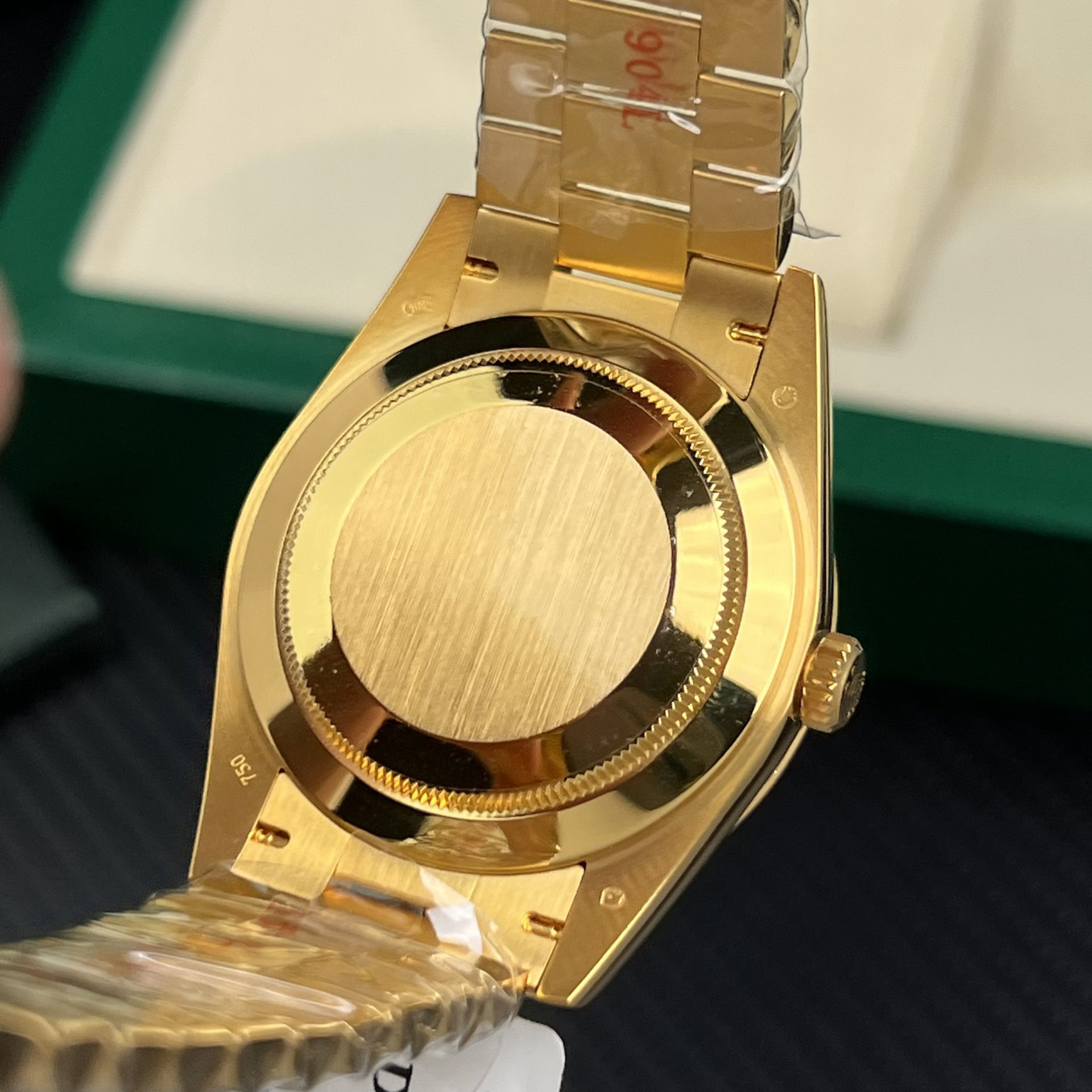Rolex Replica Watch Day-Date Gold Wrapped Weight 177gram Champagne Dial GM Factory 40mm