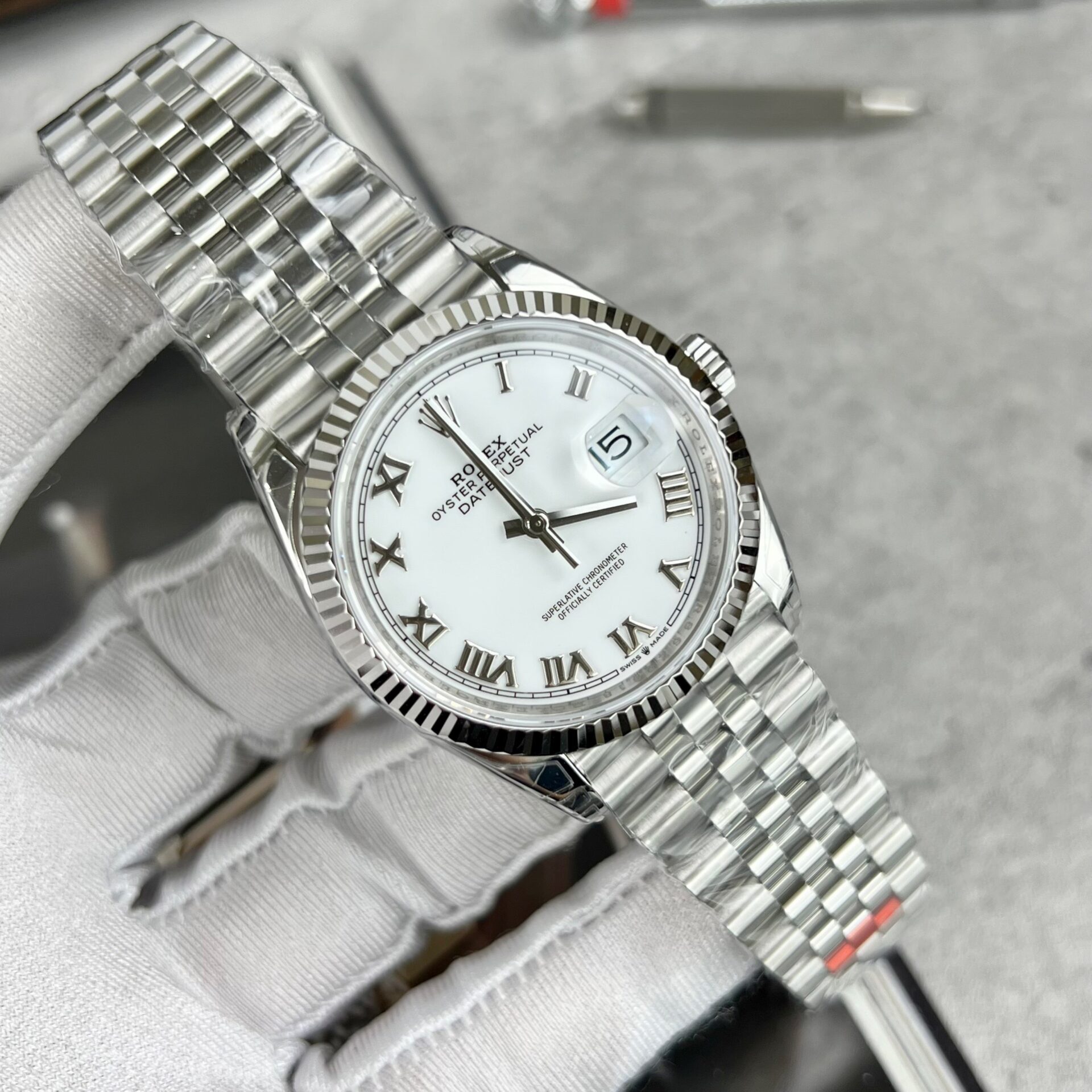 Rolex DateJust 126234 Replica Watch White Dial VS Factory 36mm