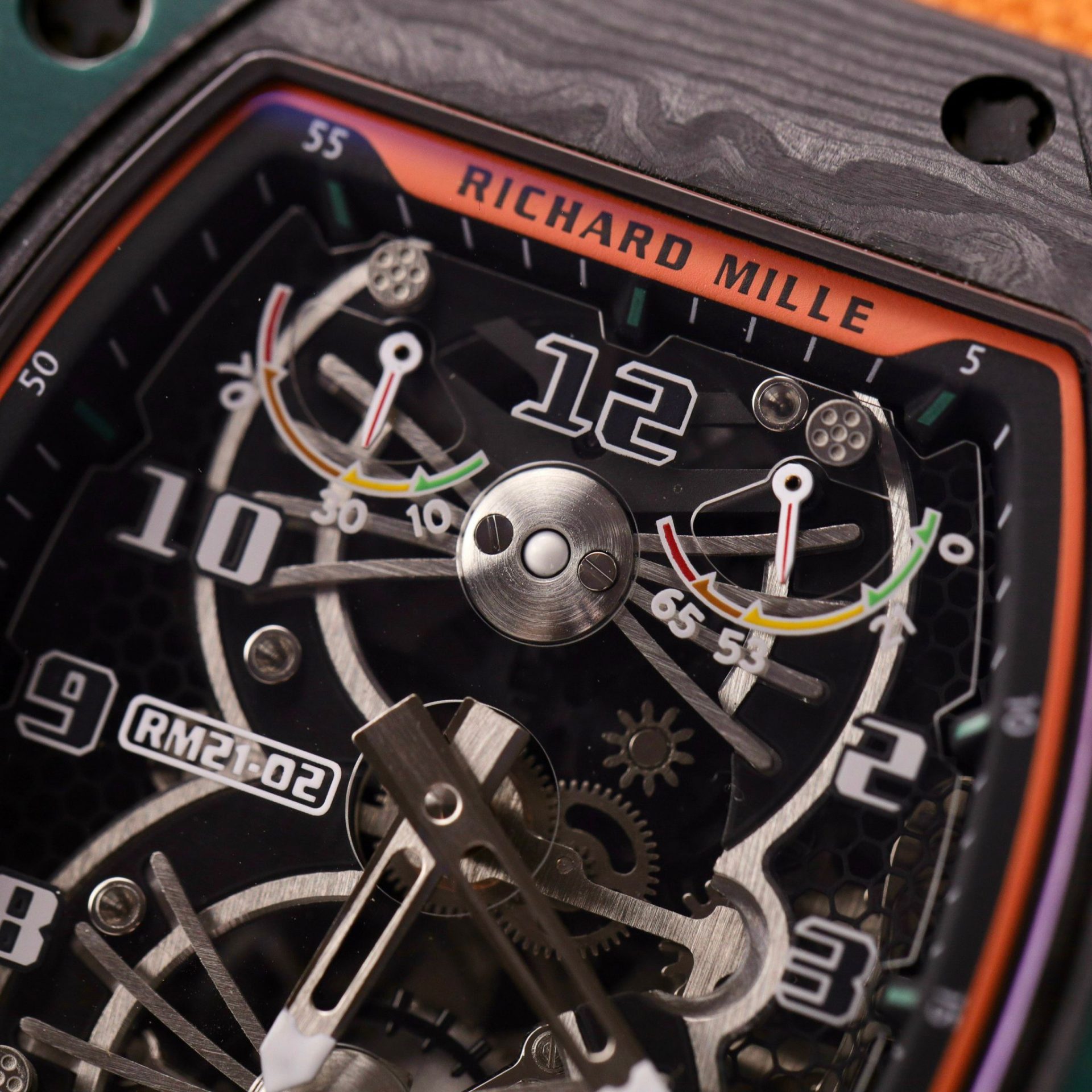 Richard Mille Replica Watch RM21-01 Tourbillon Carbon RM Factory 43mm