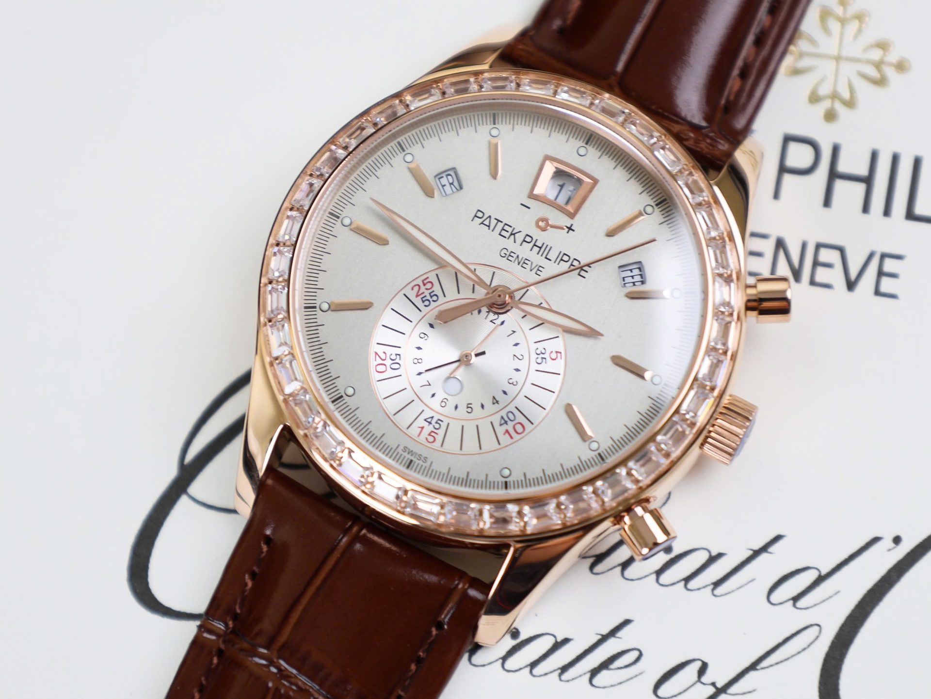 Patek Philippe Replica Watch Complications 5961R Rose Gold TW Factory 40.5mm