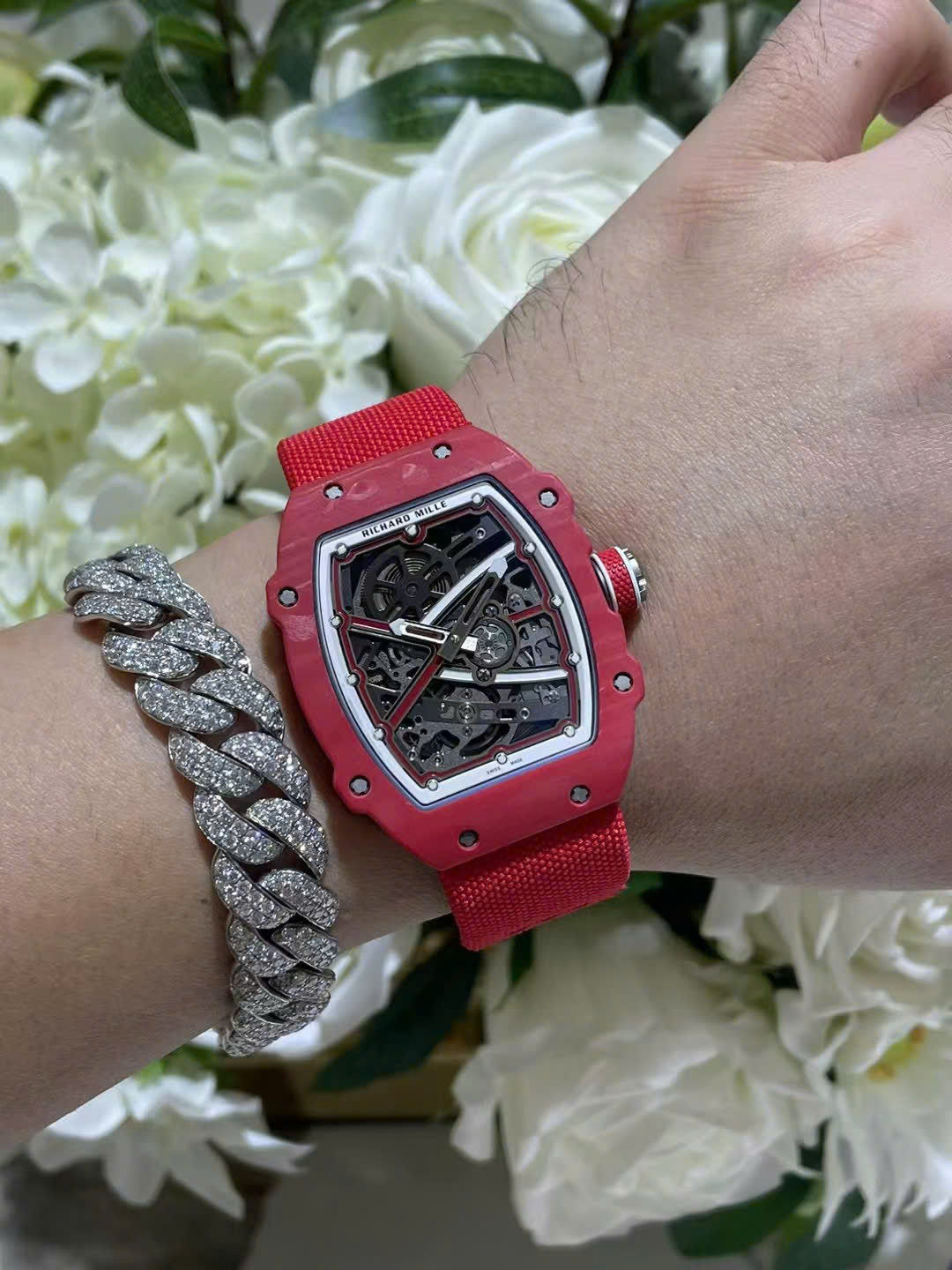 Richard Mille RM67-02 Red Carbon Best Replica Watch Weight 37 Grams 38.7×47.52mm