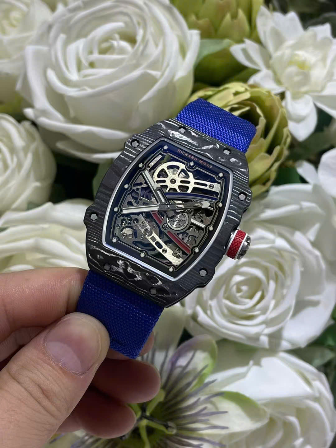 Richard Mille RM67-02 Carbon Replica Watch Weight 37 Grams 38.7×47.52mm