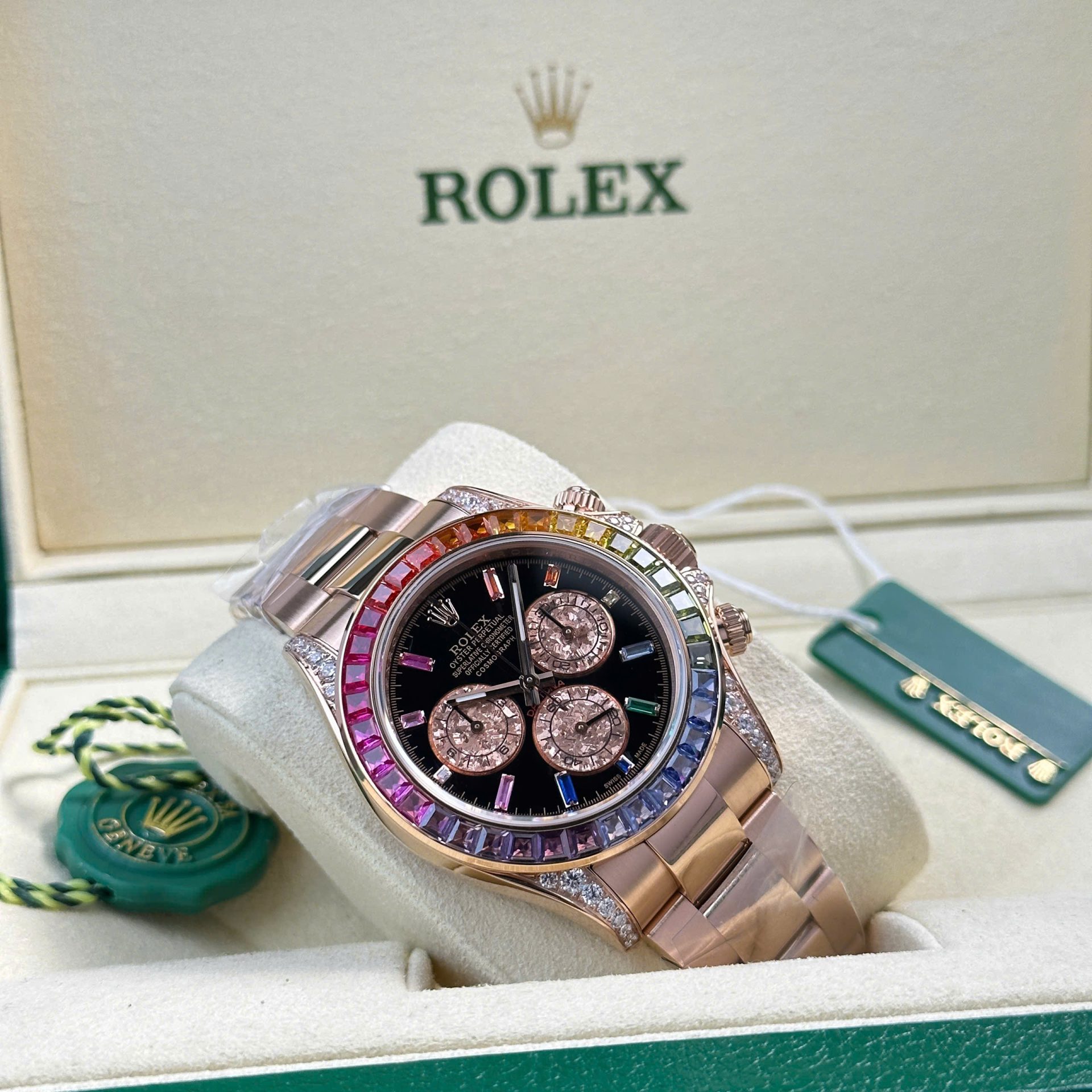 Rolex Cosmograph Daytona Rainbow 116595 Best Replica Watch BT Factory 40mm