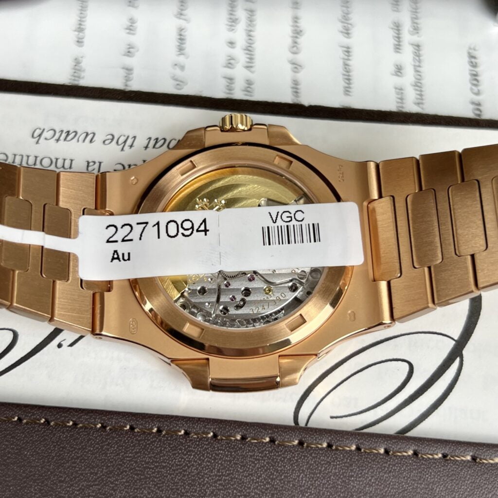 Patek Philippe Best Replica Watch Nautilus 5711 Gold Wrapped Brown Dial 3K Factory 40mm