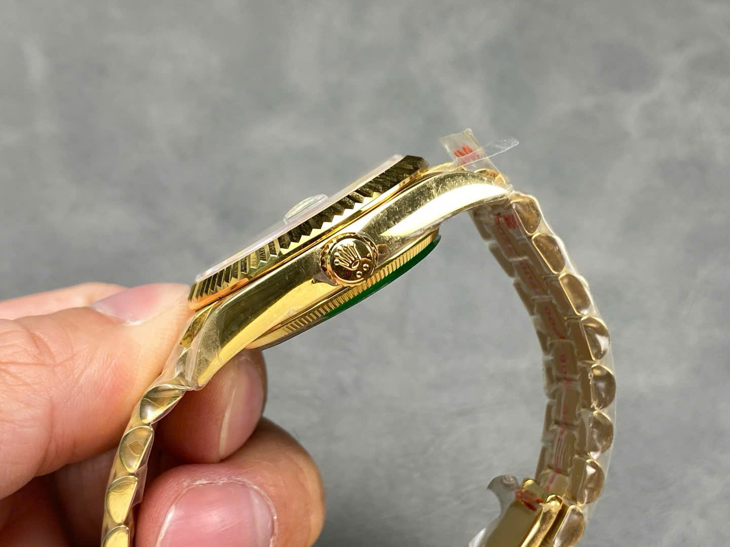 Rolex Day-Date 128238 Puzzle Emoji Jigsaw Motif Dial Best Replica Watches 36mm