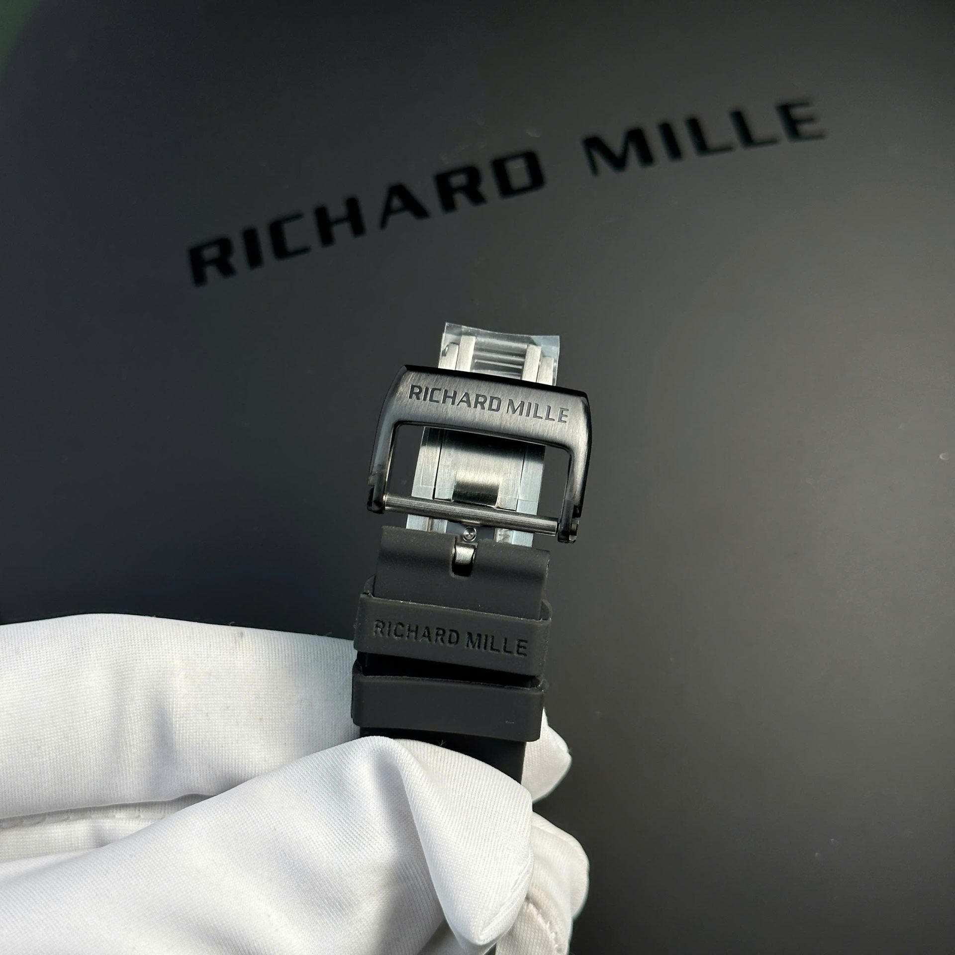 Richard Mille Replica Watch RM055 Black Ceramic Rubber Strap BBR Factory 42,7 49,9mm